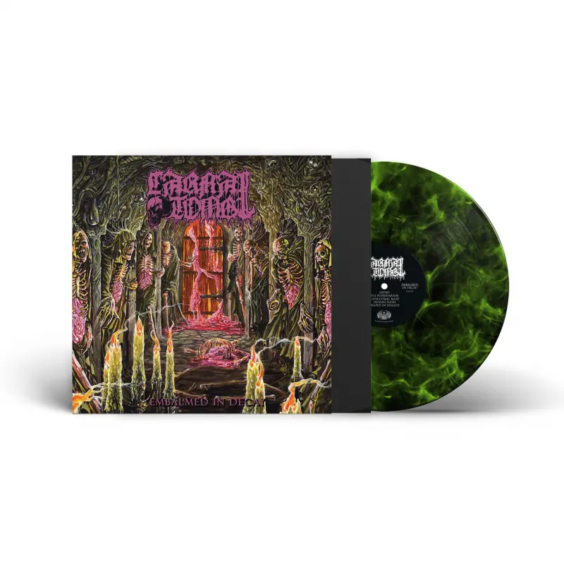 CARNAL TOMB · Embalmed In Decay | LIME/BLACK LP CARNAL TOMB · Embalmed In Decay | LIME/BLACK LP (Death Metal Vinyl)