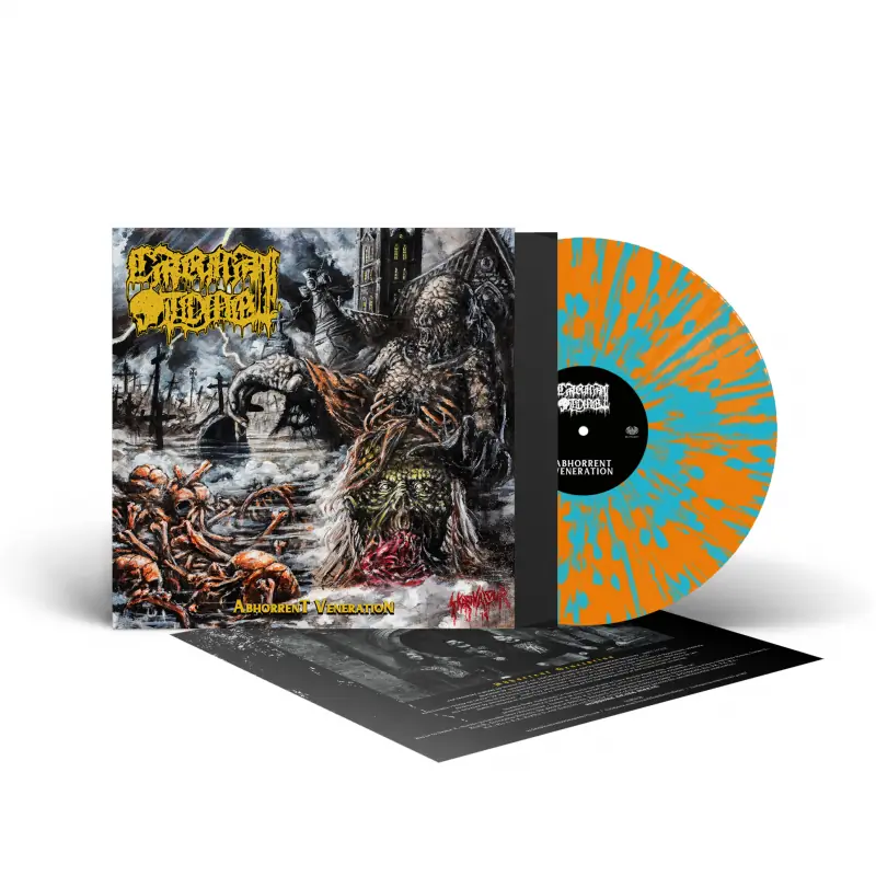 CARNAL TOMB - Abhorrent Veneration · TURQUOISE/ORANGE SPLATTER LP (Death Metal Vinyl)