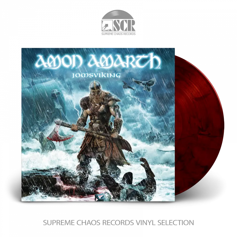 AMON AMARTH - Jomsviking · RUBY RED LP (Death Metal Vinyl)