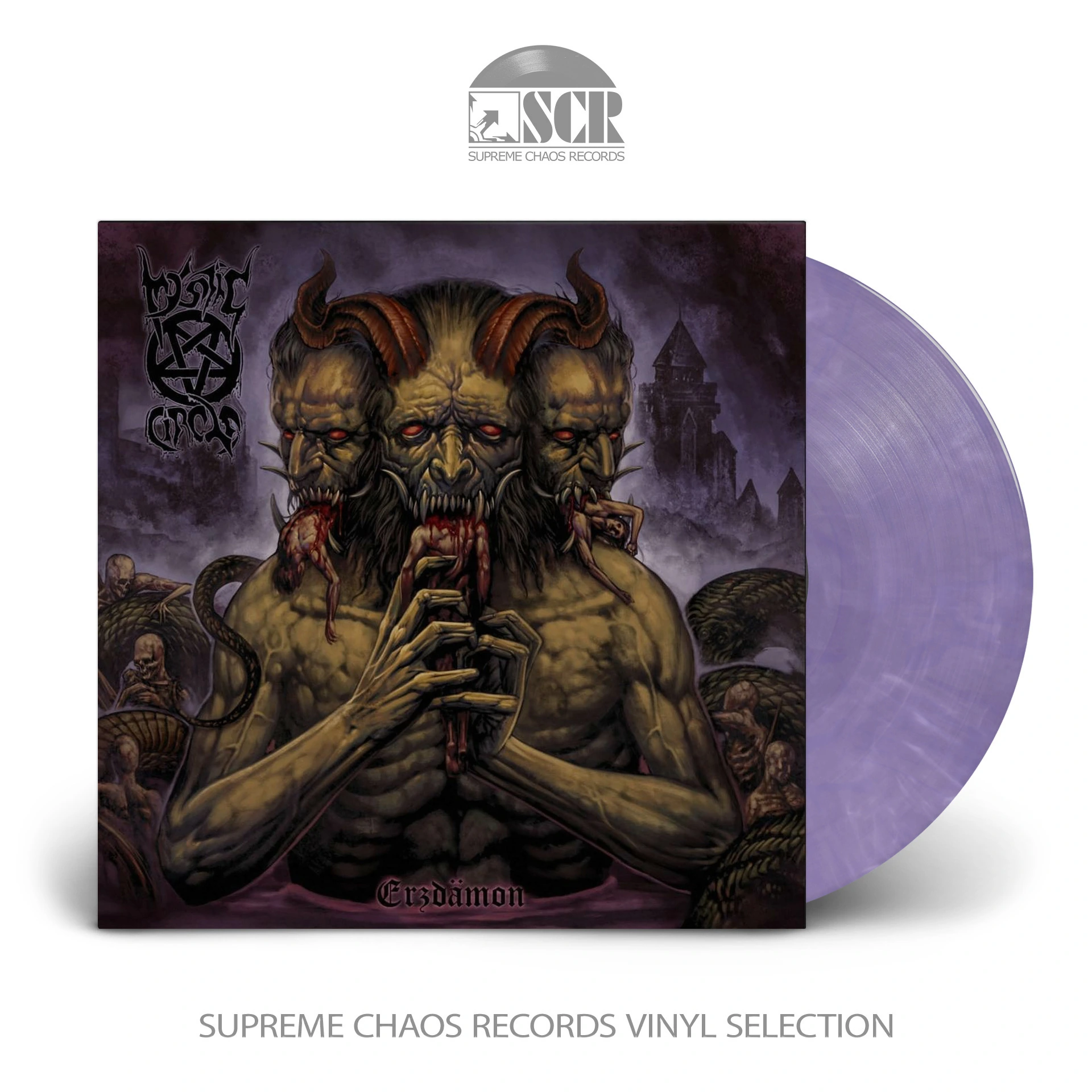 MYSTIC CIRCLE · Erzdämon | CLEAR/PURPLE LP (Black Metal Vinyl)