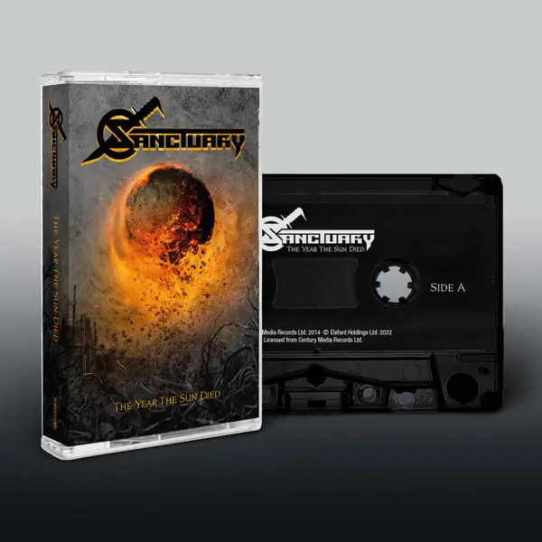 SANCTUARY · The Year The Sun Died | BLACK TAPE SANCTUARY · The Year The Sun Died | BLACK TAPE (Heavy Metal Tapes)