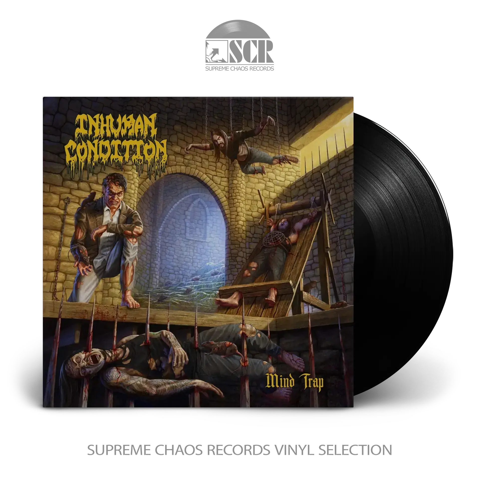 INHUMAN CONDITION - Mind Trap · BLACK LP (Death Metal Vinyl)