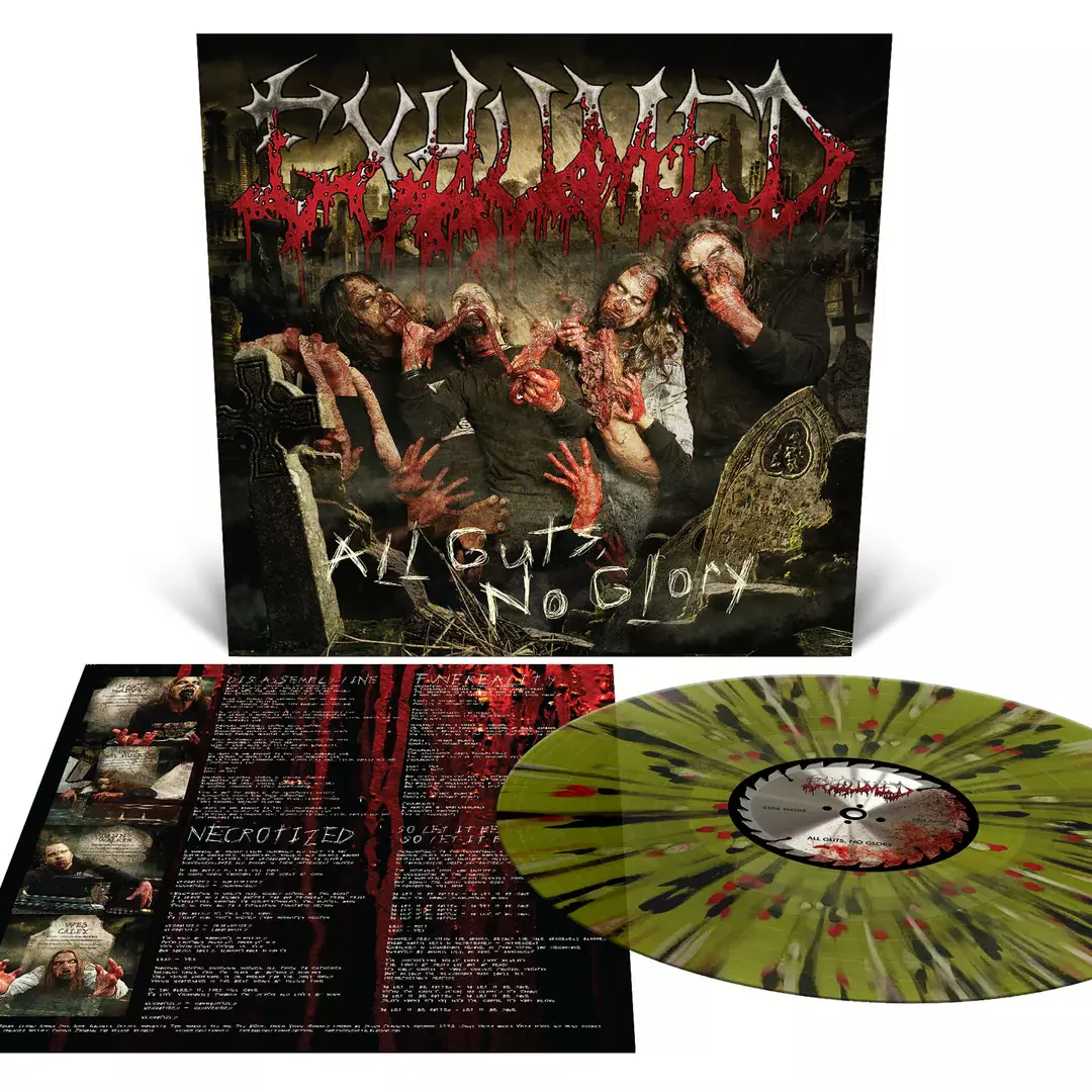 EXHUMED · All Guts, No Glory | SWAMP GREEN/SPLATTER EXHUMED · All Guts, No Glory | SWAMP GREEN/SPLATTER (Death Metal Vinyl)