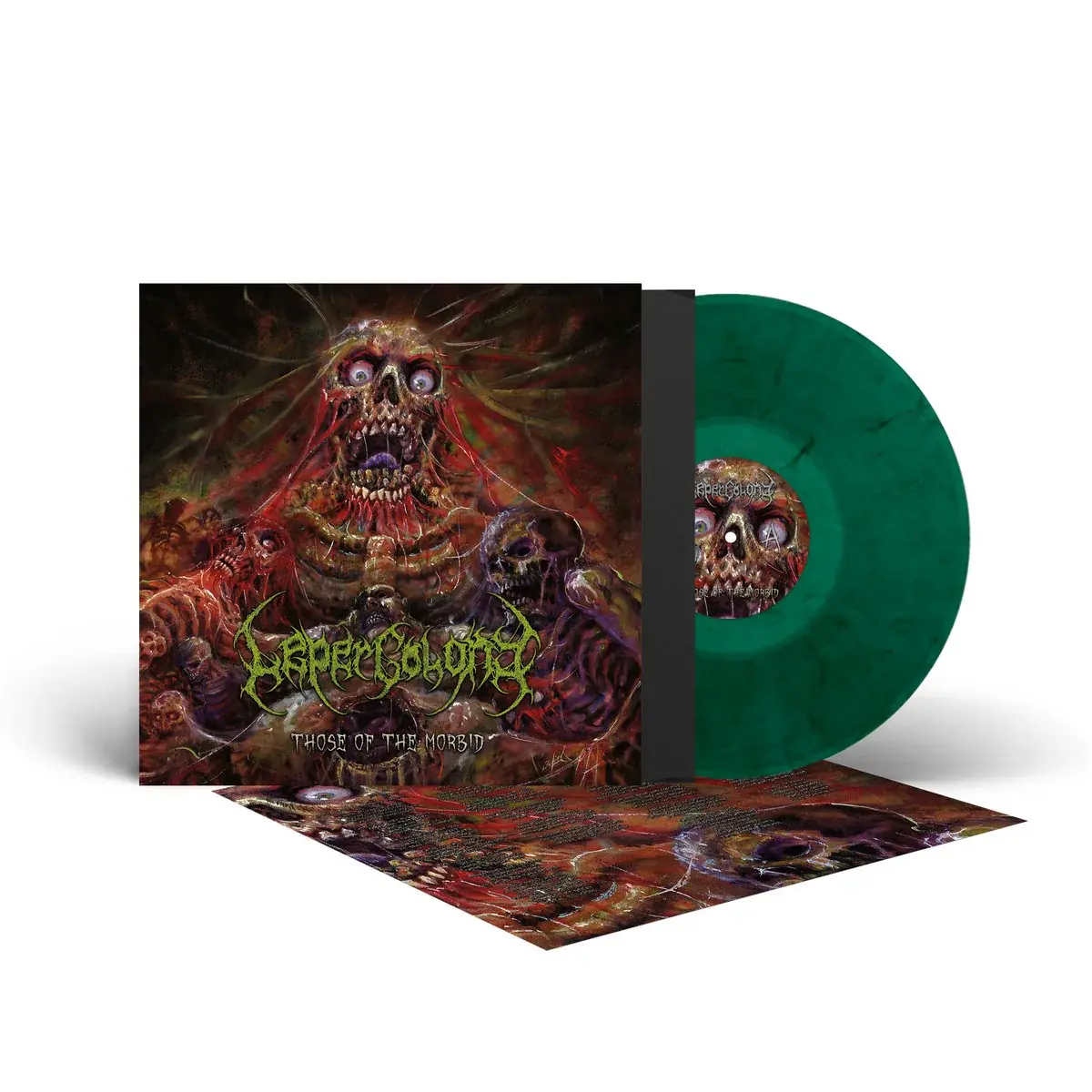LEPER COLONY · Those Of The Morbid | CLEAR/GREEN/BLACK LP (Death Metal Vinyl) · Bild 2