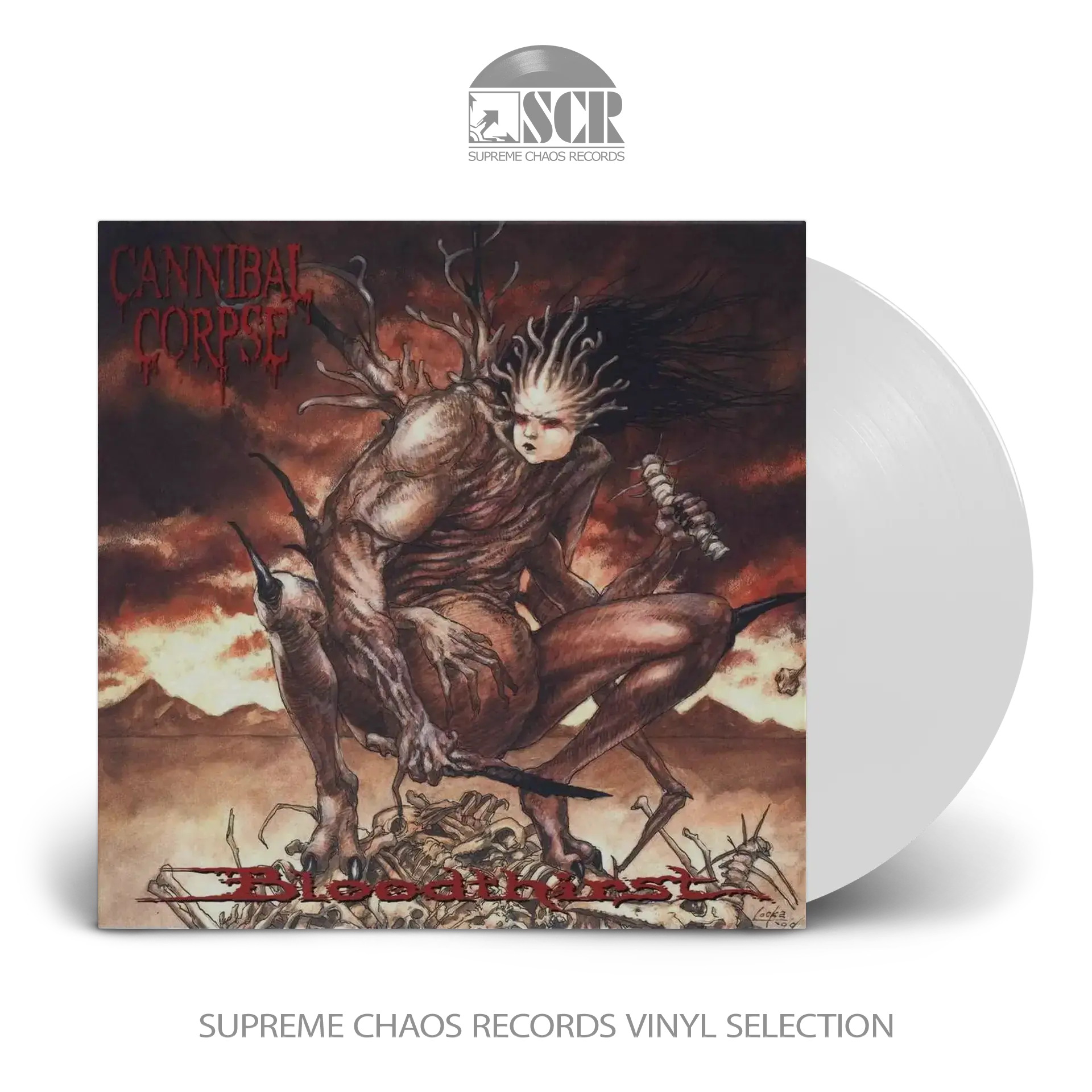 CANNIBAL CORPSE - Bloodthirst · WHITE LP (Death Metal Vinyl)