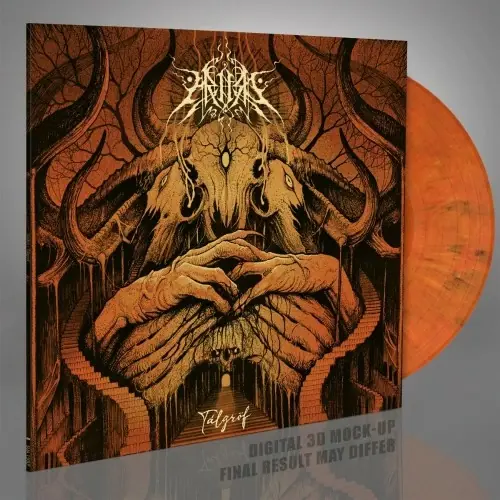 HELFRÓ · Tálgröf | YELLOW/BLACK/RED MARBLED LP (Black Metal Vinyl)