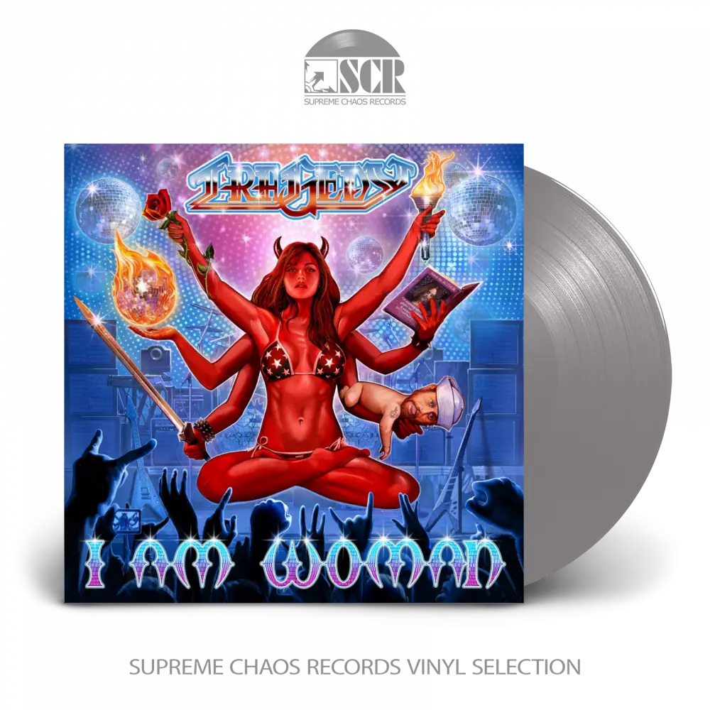 TRAGEDY · I Am Woman | SILVER LP (Heavy Metal Vinyl)