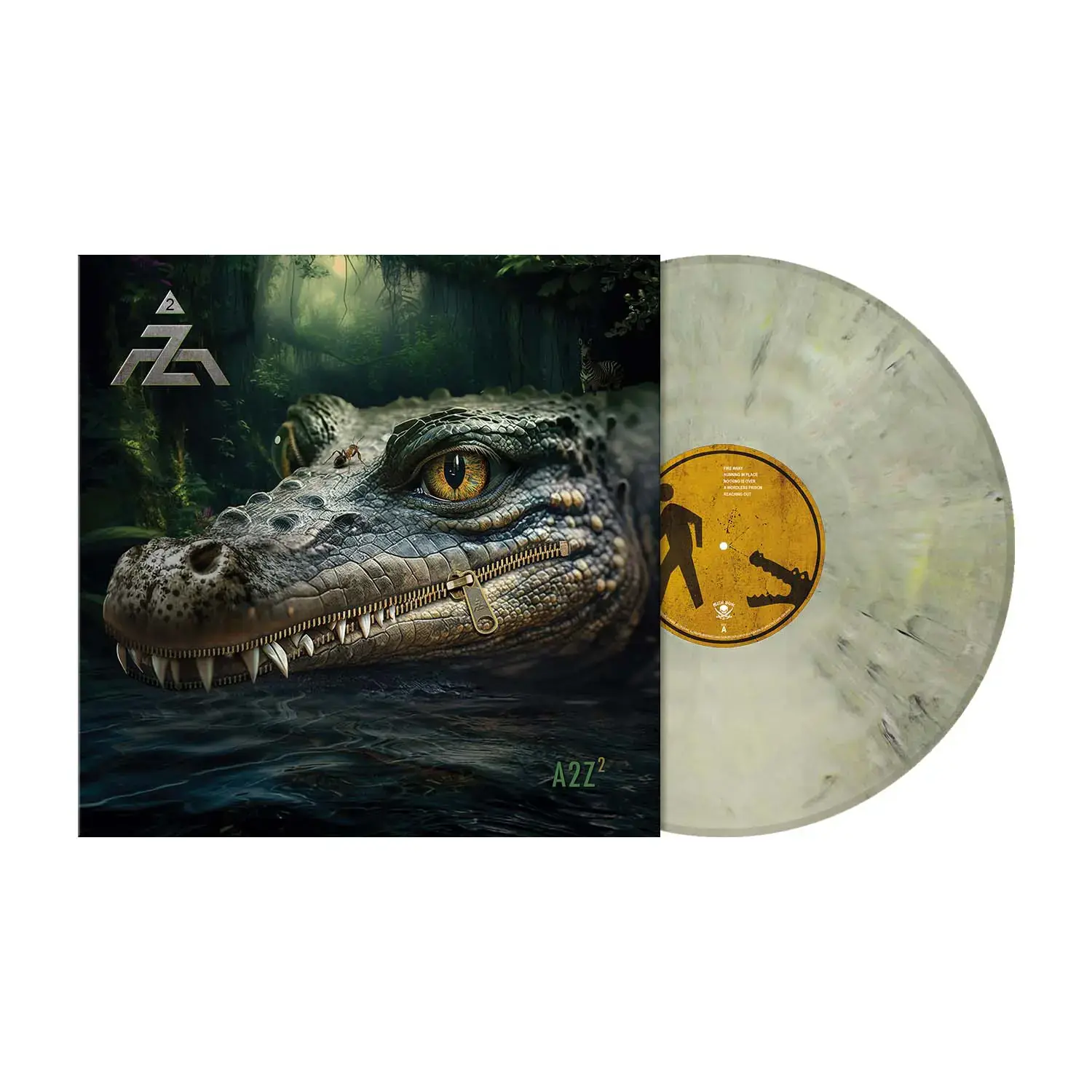 A-Z - A2Z² · BEIGE GREY MARBLED LP A-Z - A2Z² · BEIGE GREY MARBLED LP (Progressive Metal Vinyl)