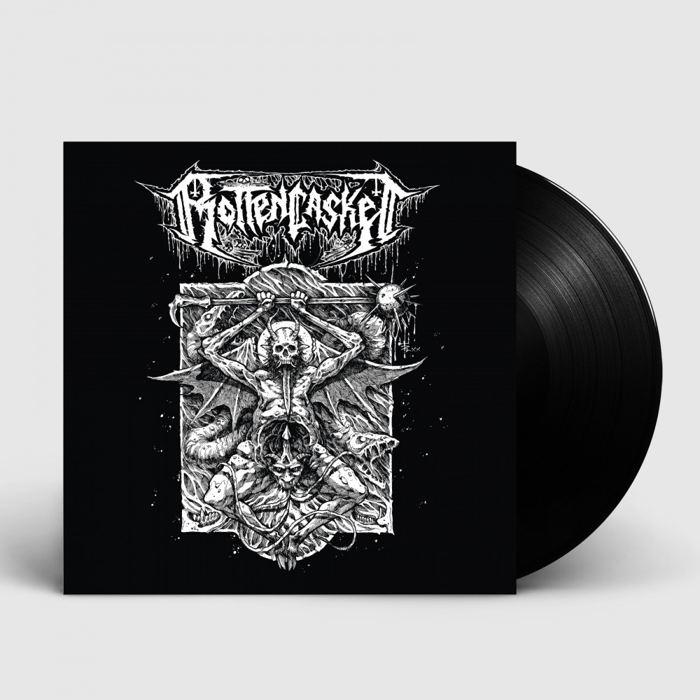 ROTTEN CASKET - First Nail in the Casket · BLACK LP (Death Metal Vinyl)