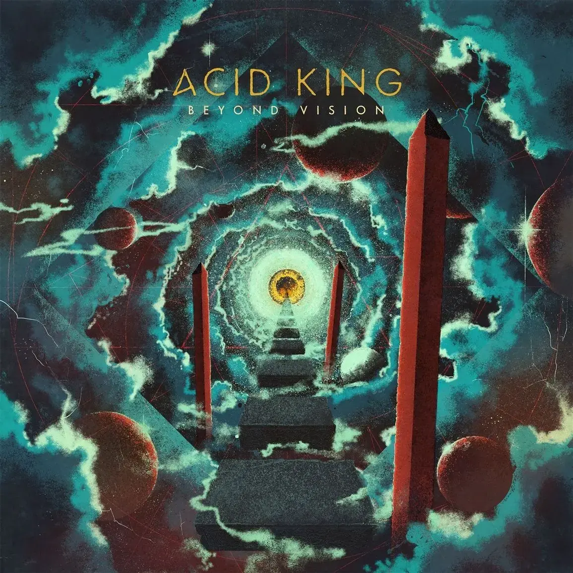 ACID KING · Beyond Vision | TRANSPARENT YELLOW LP · Bild 1 ACID KING · Beyond Vision | TRANSPARENT YELLOW LP (Stoner Rock Vinyl) · Bild 1