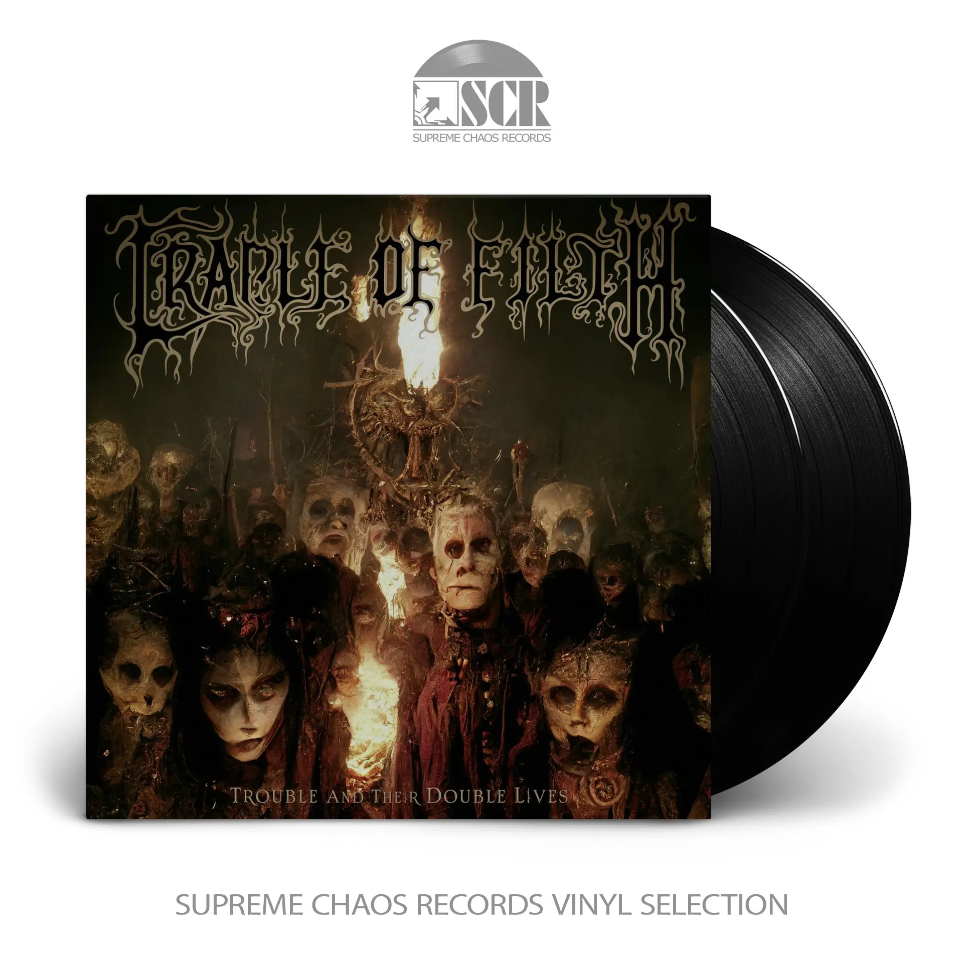 CRADLE OF FILTH - Trouble And Their Double Lives · BLACK 2LP (Gothic Metal/Black Metal Vinyl)