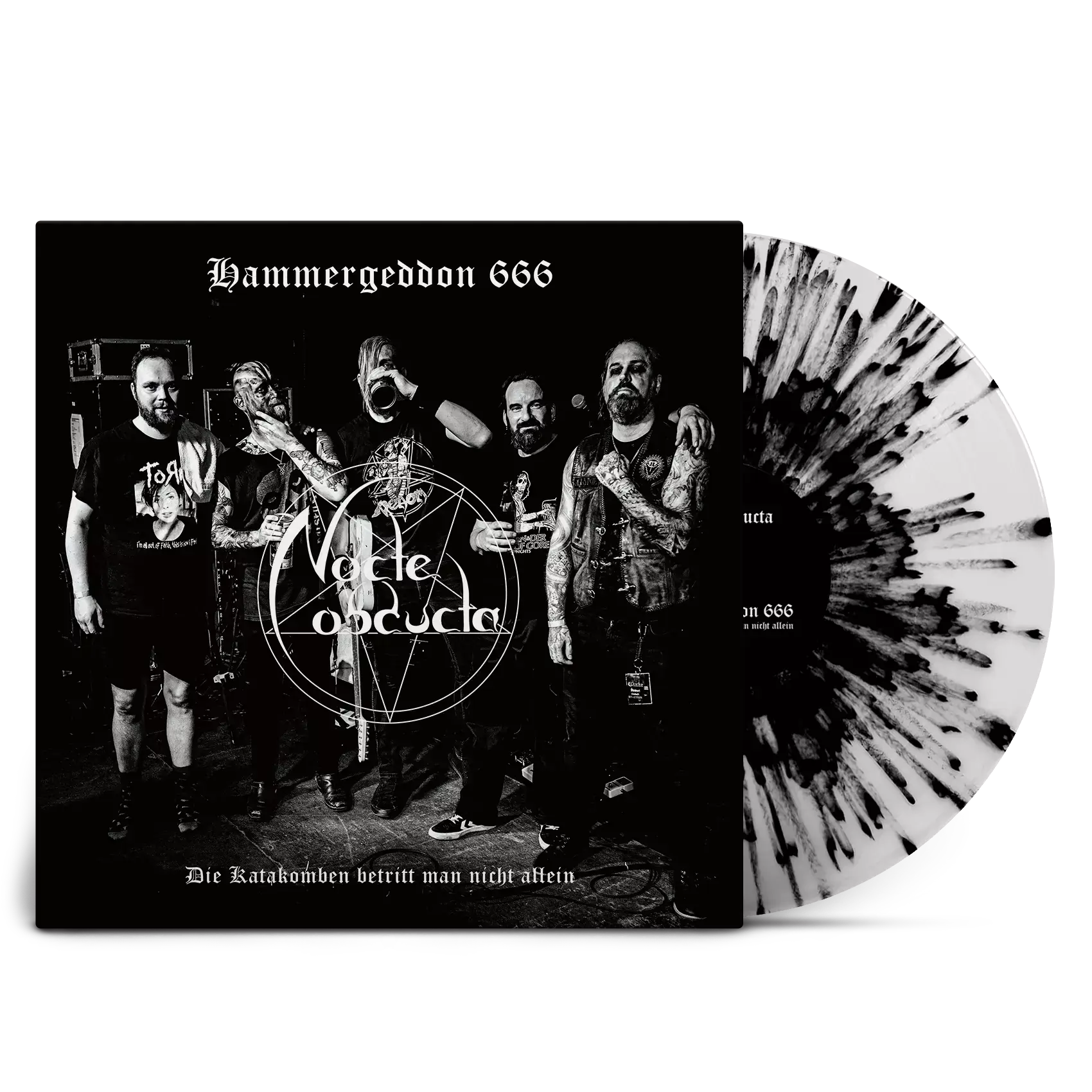 NOCTE OBDUCTA - Hammergeddon 666 · SPLATTER LP (Black Metal Vinyl)