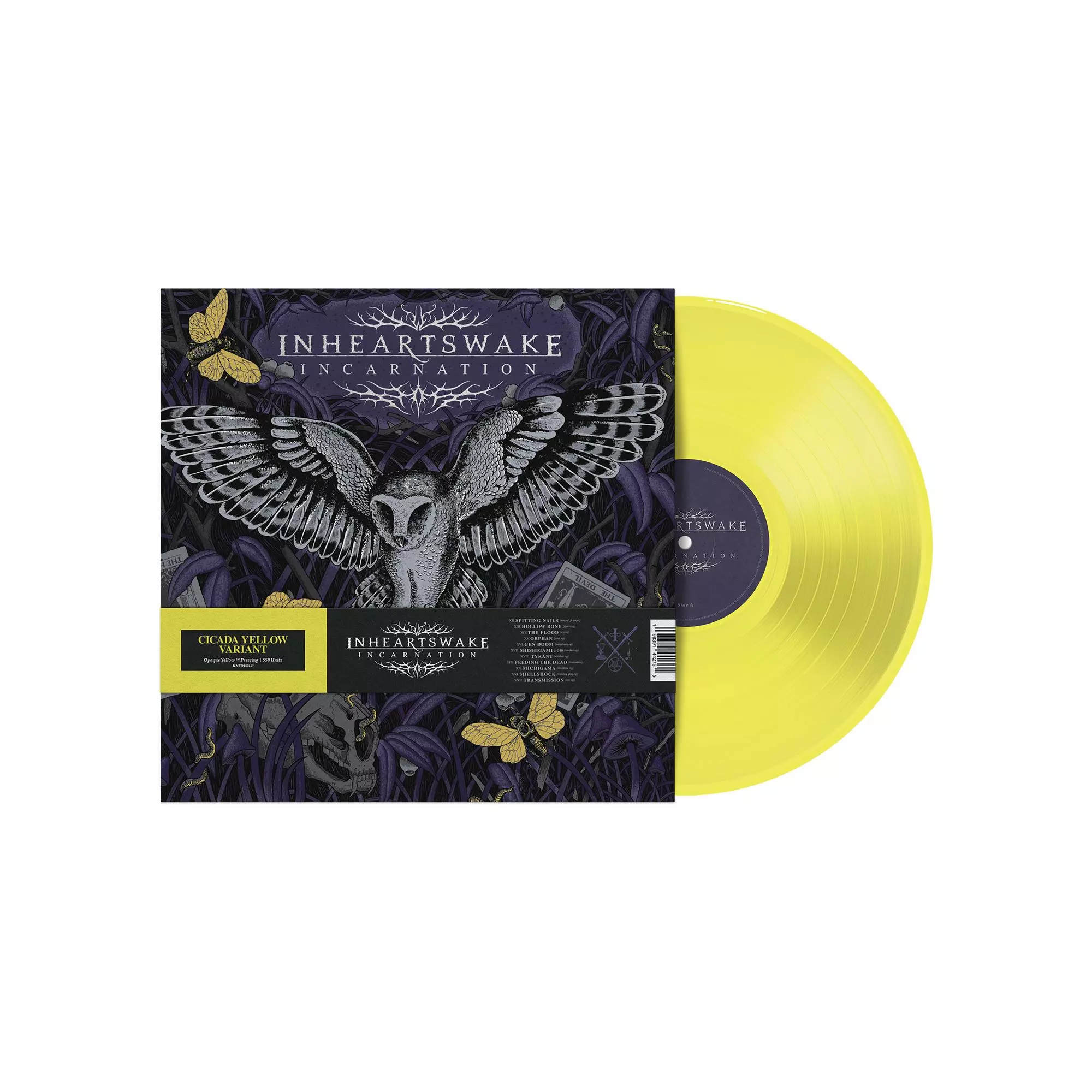 IN HEARTS WAKE · Incarnation | CICADA YELLOW LP (Metalcore Vinyl)