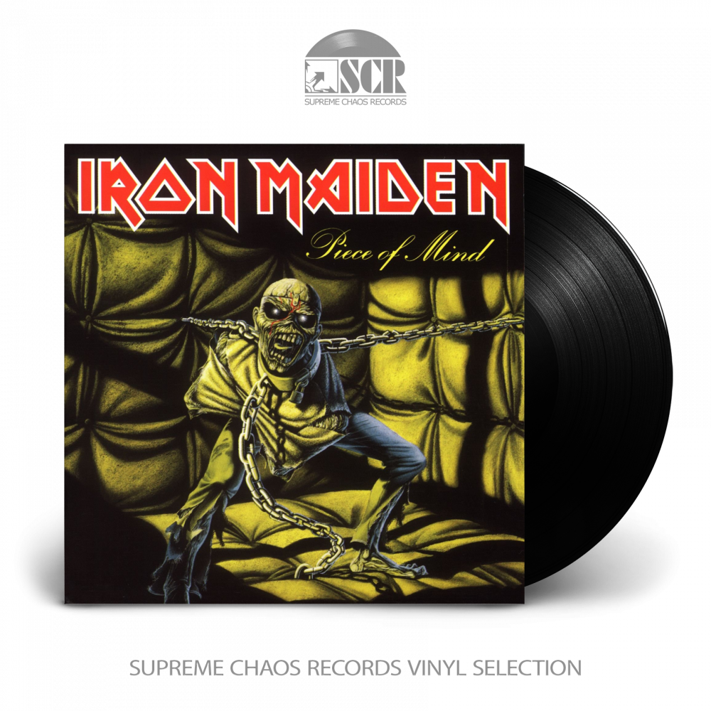 IRON MAIDEN - Piece Of Mind · BLACK LP (Heavy Metal Vinyl)