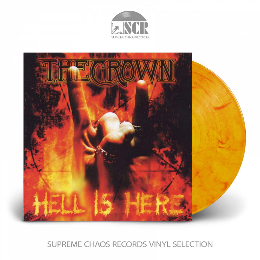 THE CROWN - Hell Is Here · ORANGE/RED LP THE CROWN - Hell Is Here · ORANGE/RED LP (Death Metal Vinyl)