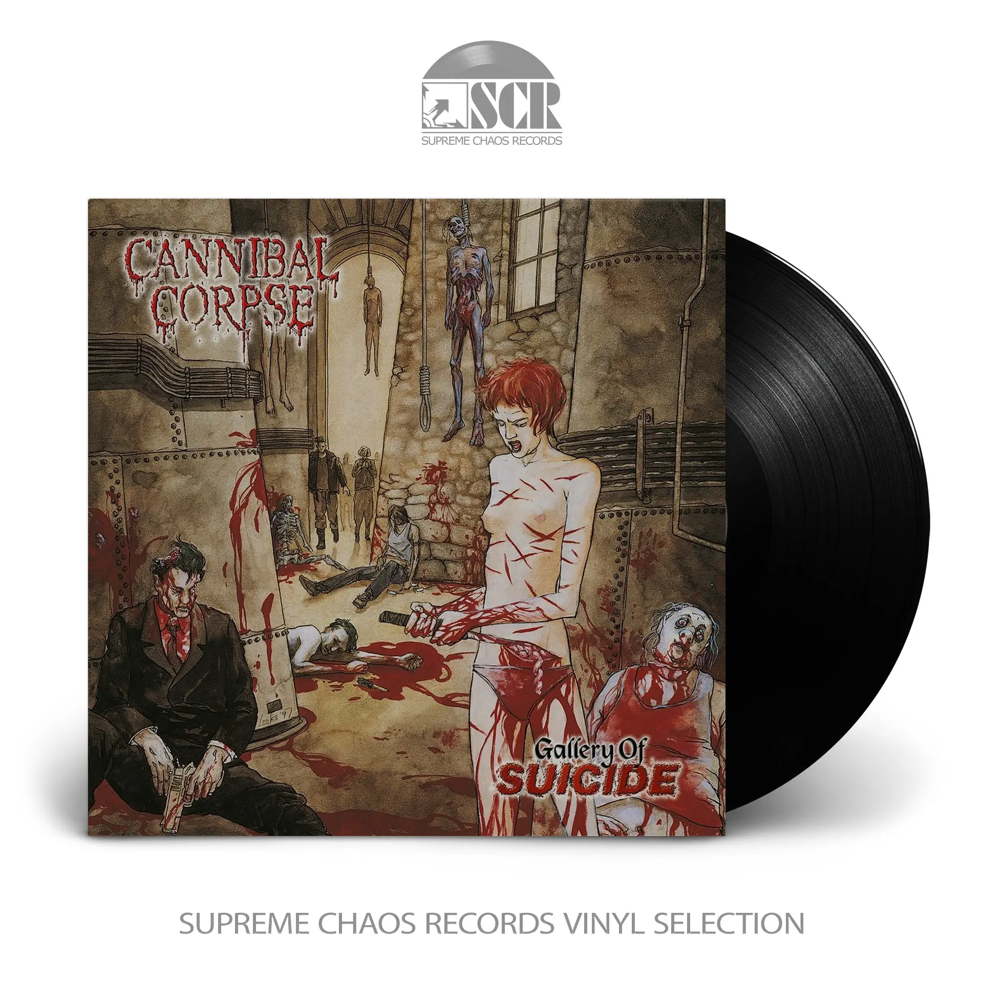 CANNIBAL CORPSE - Gallery Of Suicide · BLACK LP (Death Metal Vinyl)