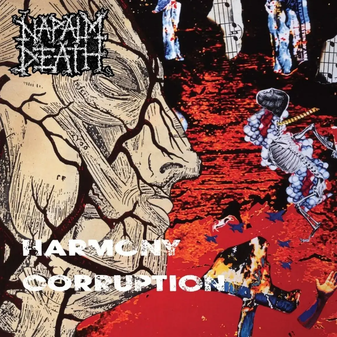 NAPALM DEATH - Harmony Corruption (FDR Mastering) · BLACK LP (Grindcore/Death Metal Vinyl) · Bild 1