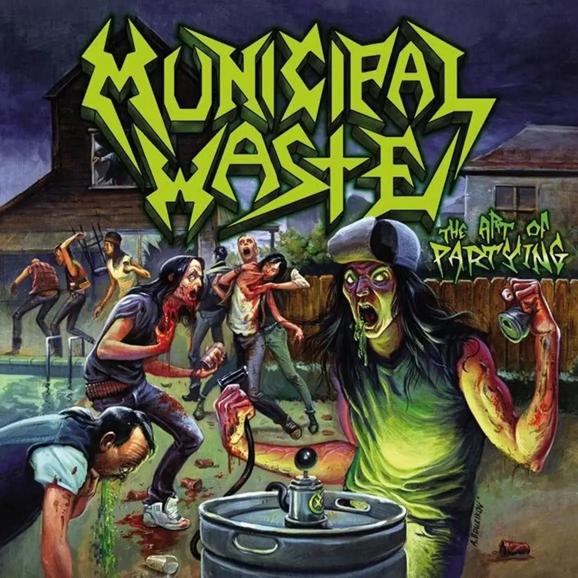 MUNICIPAL WASTE · The Art Of Partying | BLACK LP (Thrash Metal Vinyl) · Bild 1