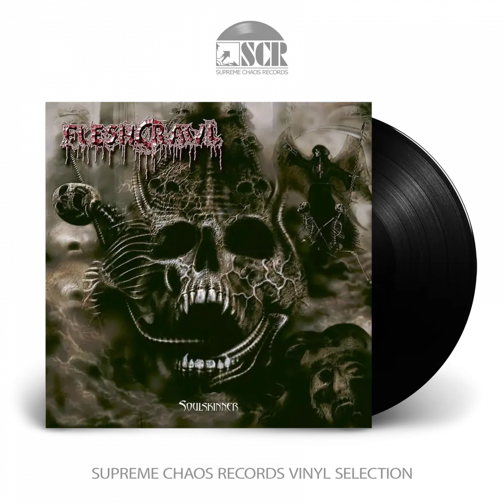FLESHCRAWL - Soulskinner · BLACK LP FLESHCRAWL - Soulskinner · BLACK LP (Death Metal Vinyl)