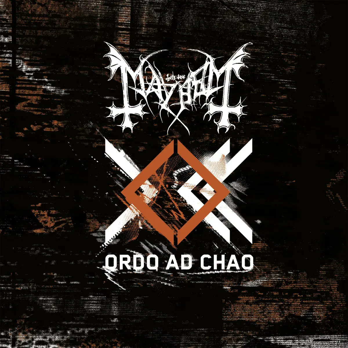 MAYHEM - Ordo Ad Chao · GOLD/ORANGE/BLACK LP · Bild 1 MAYHEM - Ordo Ad Chao · GOLD/ORANGE/BLACK LP (Black Metal Vinyl) · Bild 1