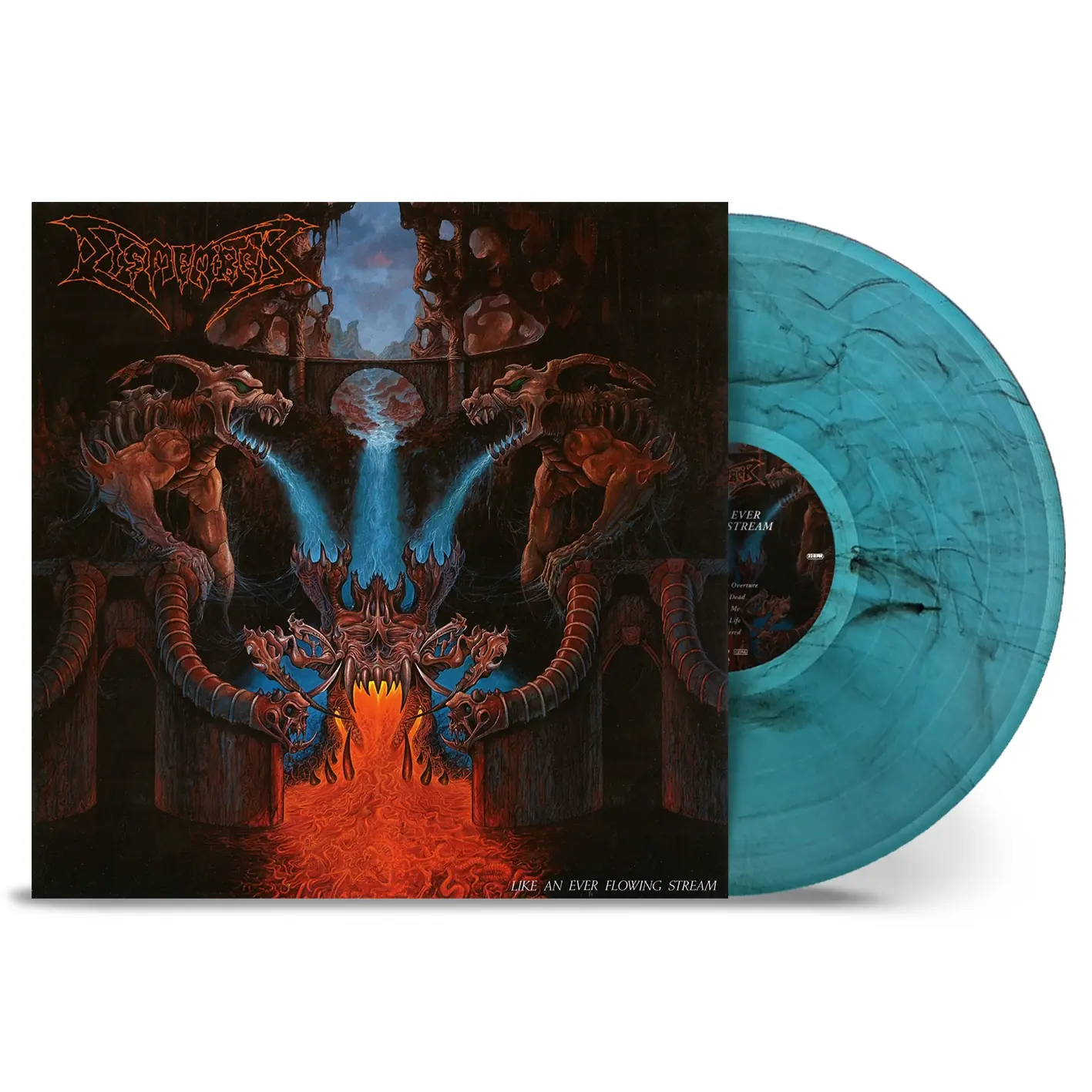 DISMEMBER - Like An Ever Flowing Stream · CYAN/BLACK MARBLED LP DISMEMBER - Like An Ever Flowing Stream · CYAN/BLACK MARBLED LP (Death Metal Vinyl)