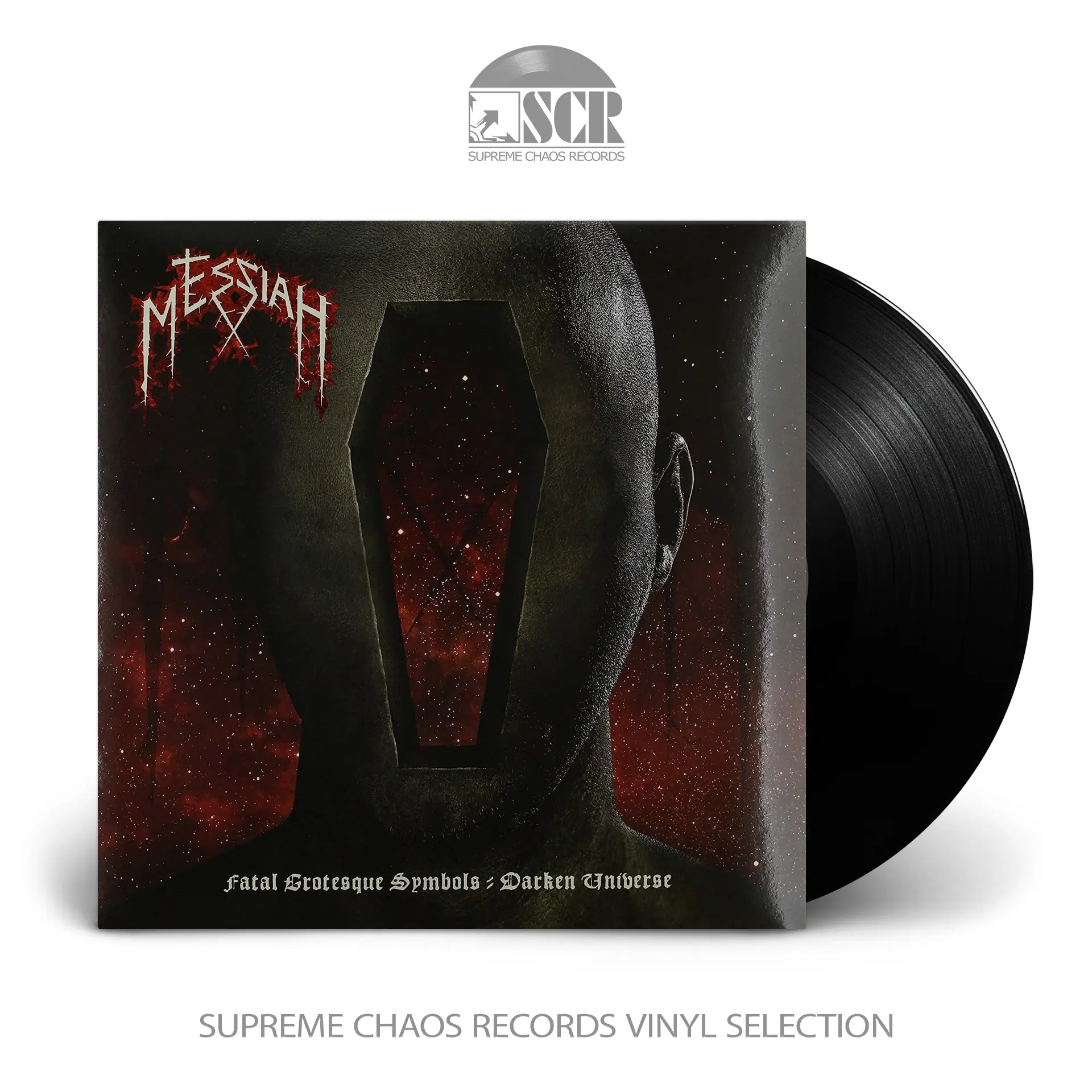 MESSIAH - Fatal Grotesque Symbols - Darken Universe · BLACK MLP MESSIAH - Fatal Grotesque Symbols - Darken Universe · BLACK MLP (Thrash Metal Vinyl)