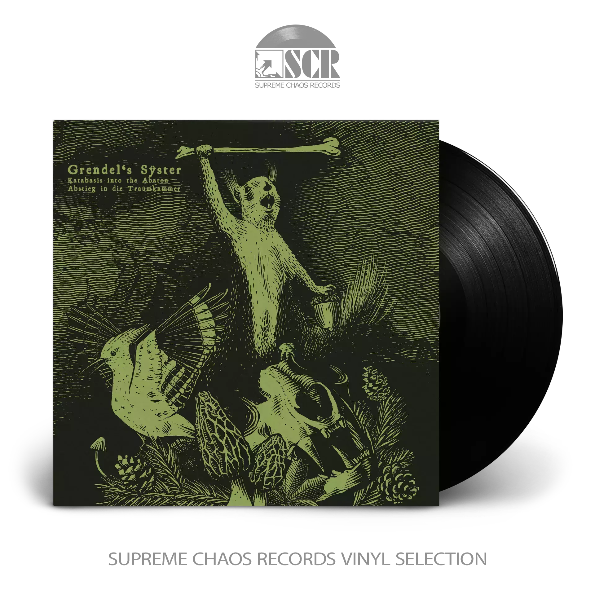 GRENDEL'S SŸSTER · Katabasis Into The Abaton | BLACK LP GRENDEL'S SŸSTER · Katabasis Into The Abaton | BLACK LP (Heavy Metal Vinyl)