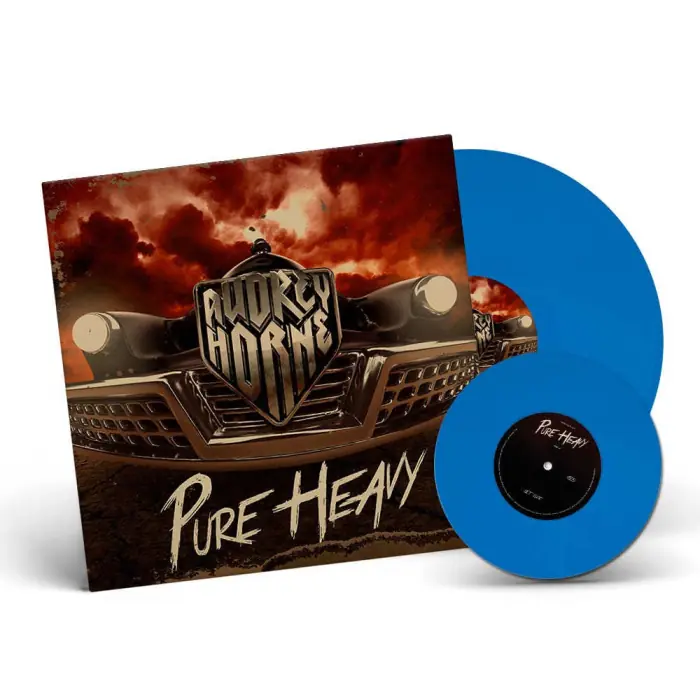 AUDREY HORNE · Pure Heavy | BLUE LP+7" EP (Hard Rock Vinyl)
