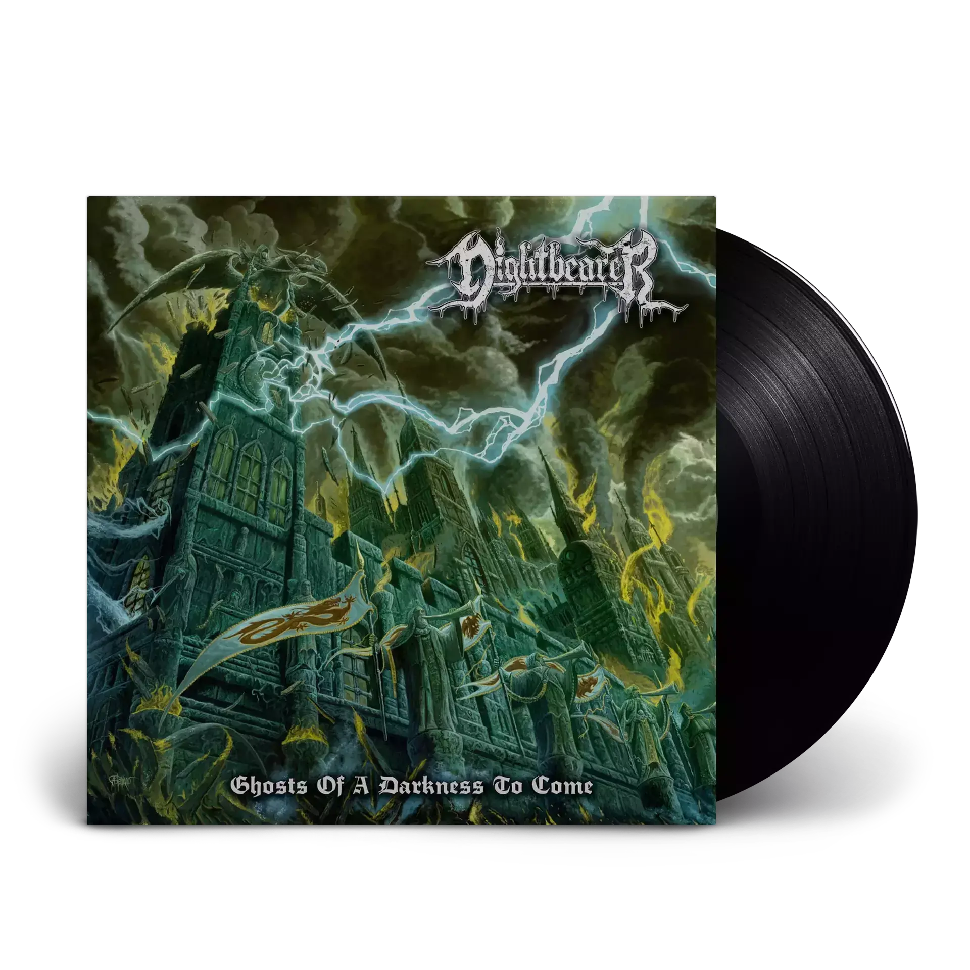 NIGHTBEARER · Ghosts of a Darkness to Come | BLACK LP NIGHTBEARER · Ghosts of a Darkness to Come | BLACK LP (Death Metal Vinyl)