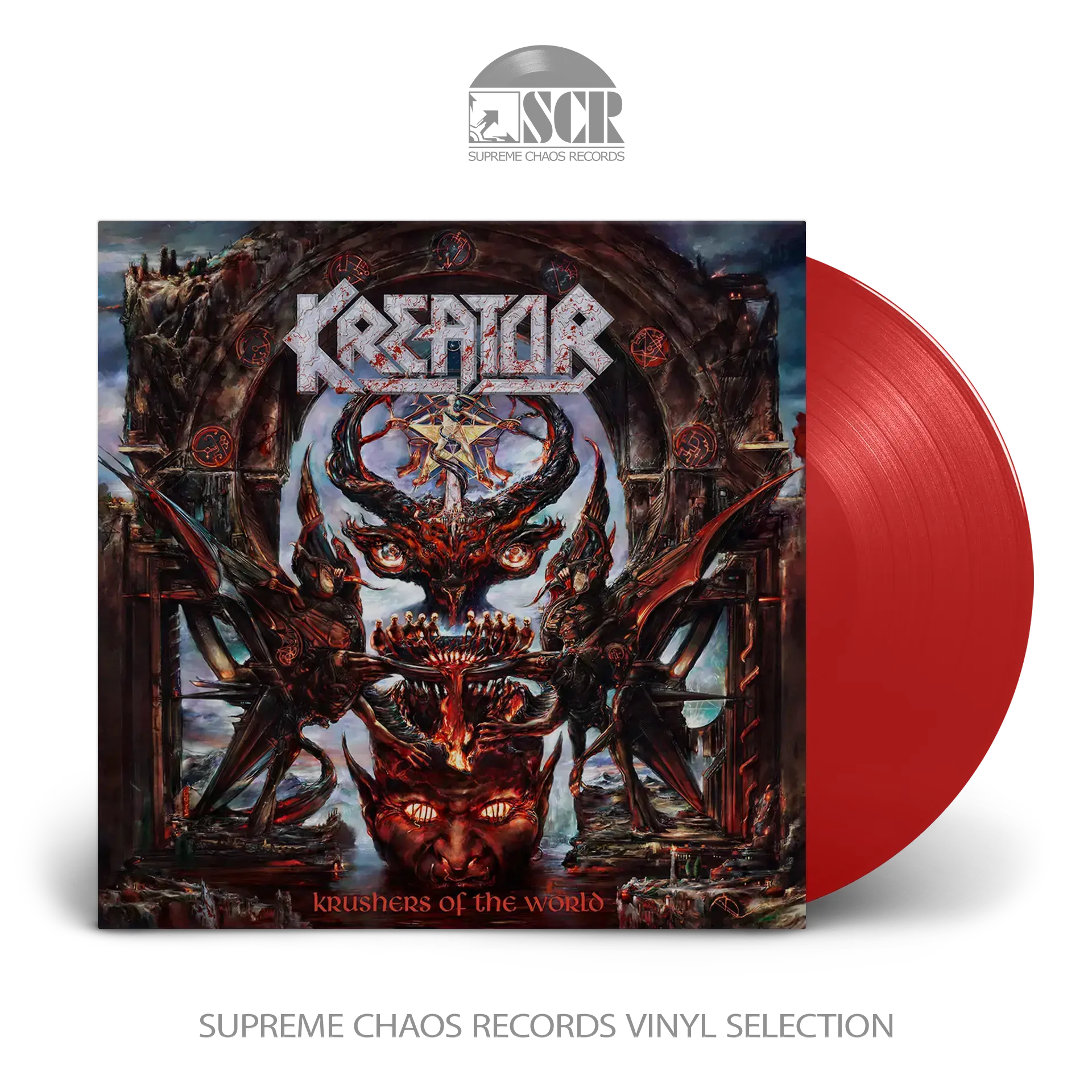 KREATOR - Krushers Of The World · RED LP (Thrash Metal Vinyl)