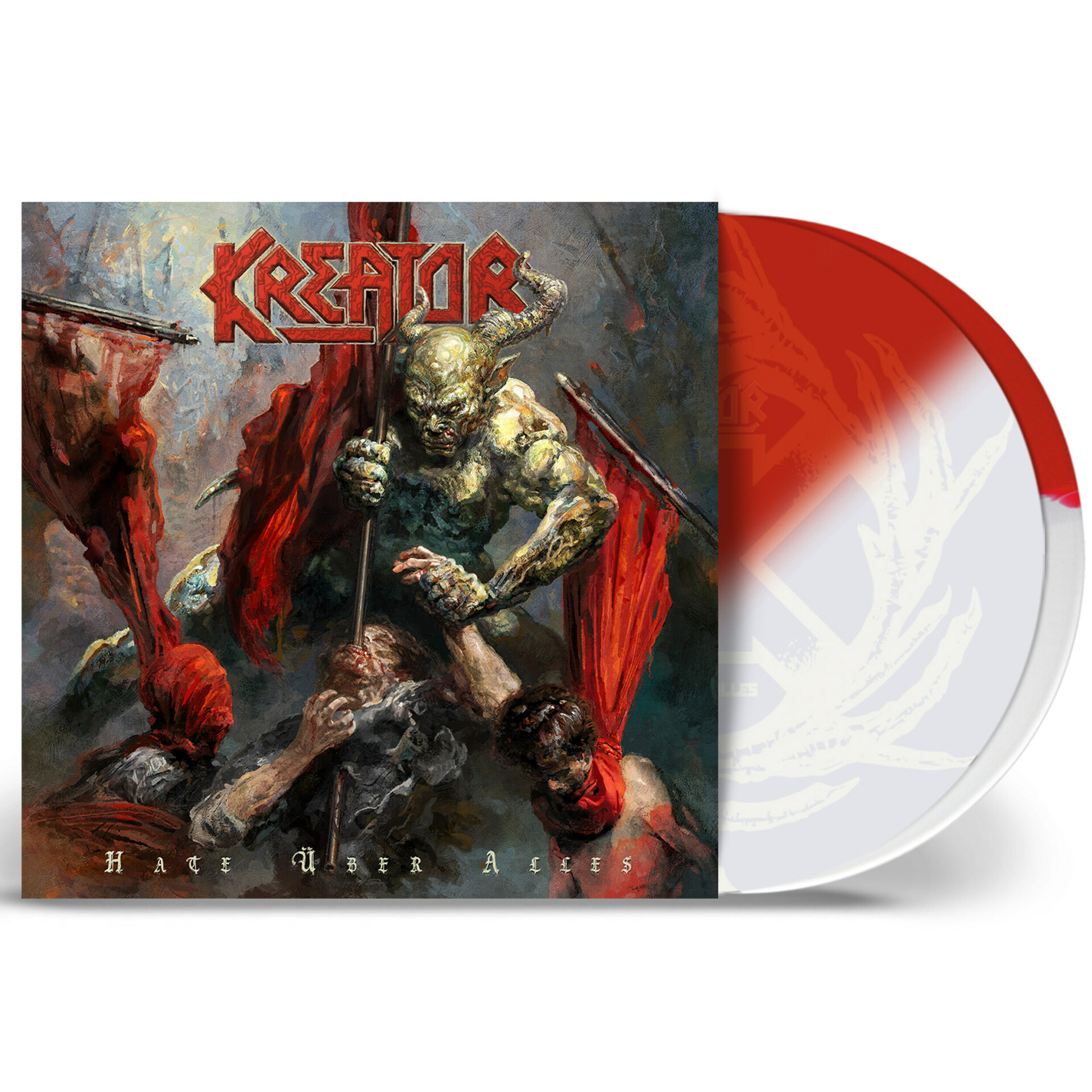 KREATOR · Hate Über Alles | RED/WHITE DLP KREATOR · Hate Über Alles | RED/WHITE DLP (Thrash Metal Vinyl)