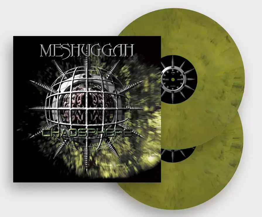 MESHUGGAH - Chaosphere (25th Anniversary Edition) · WHITE/ORANGE/BLACK MARBLED DOUBLE VINYL (Progressive Metal Vinyl)