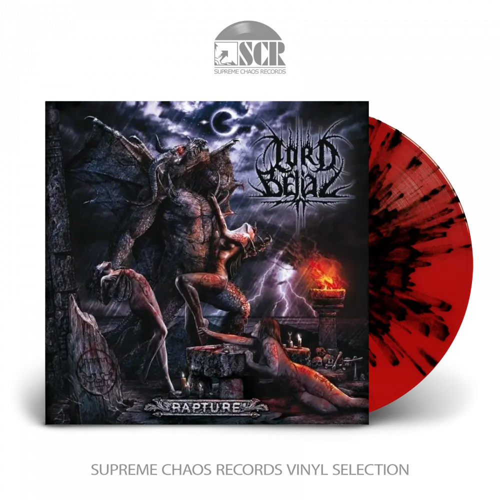 LORD BELIAL - Rapture · RED/BLACK SPLATTER LP LORD BELIAL - Rapture · RED/BLACK SPLATTER LP (Black Metal Vinyl)