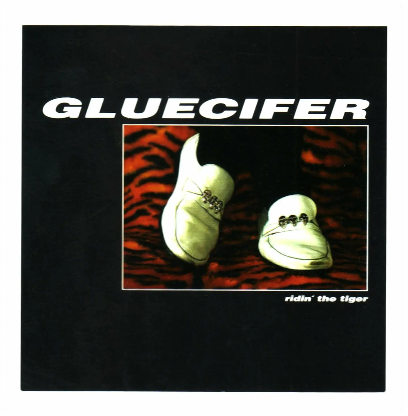 GLUECIFER - Ridin' The Tiger · SOLID ORANGE LP (Hard Rock Vinyl) · Bild 1