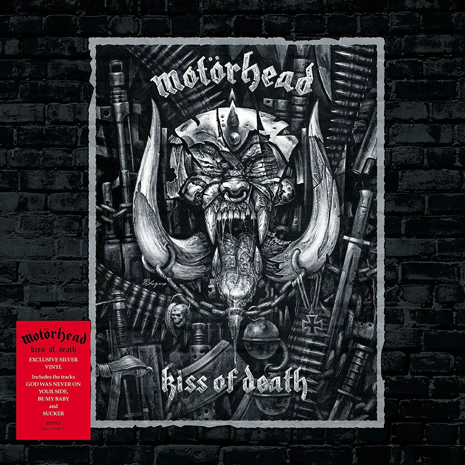 MOTÖRHEAD · Kiss Of Death | SILVER LP (Heavy Metal Vinyl) · Bild 1