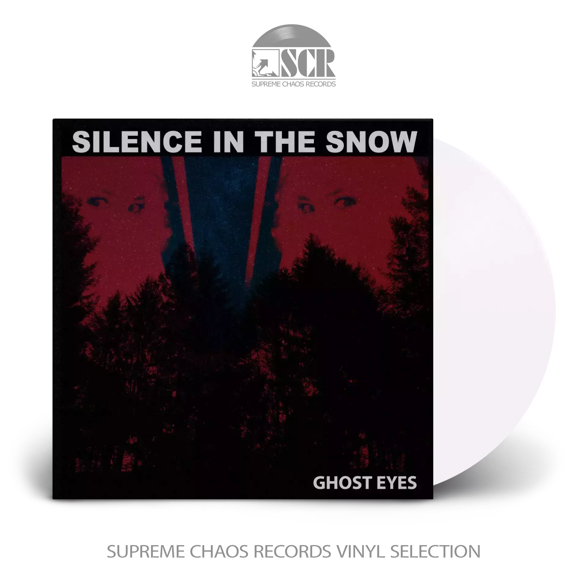SILENCE IN THE SNOW · Ghost Eyes | WHITE LP (Post Punk/Dark Wave Vinyl)