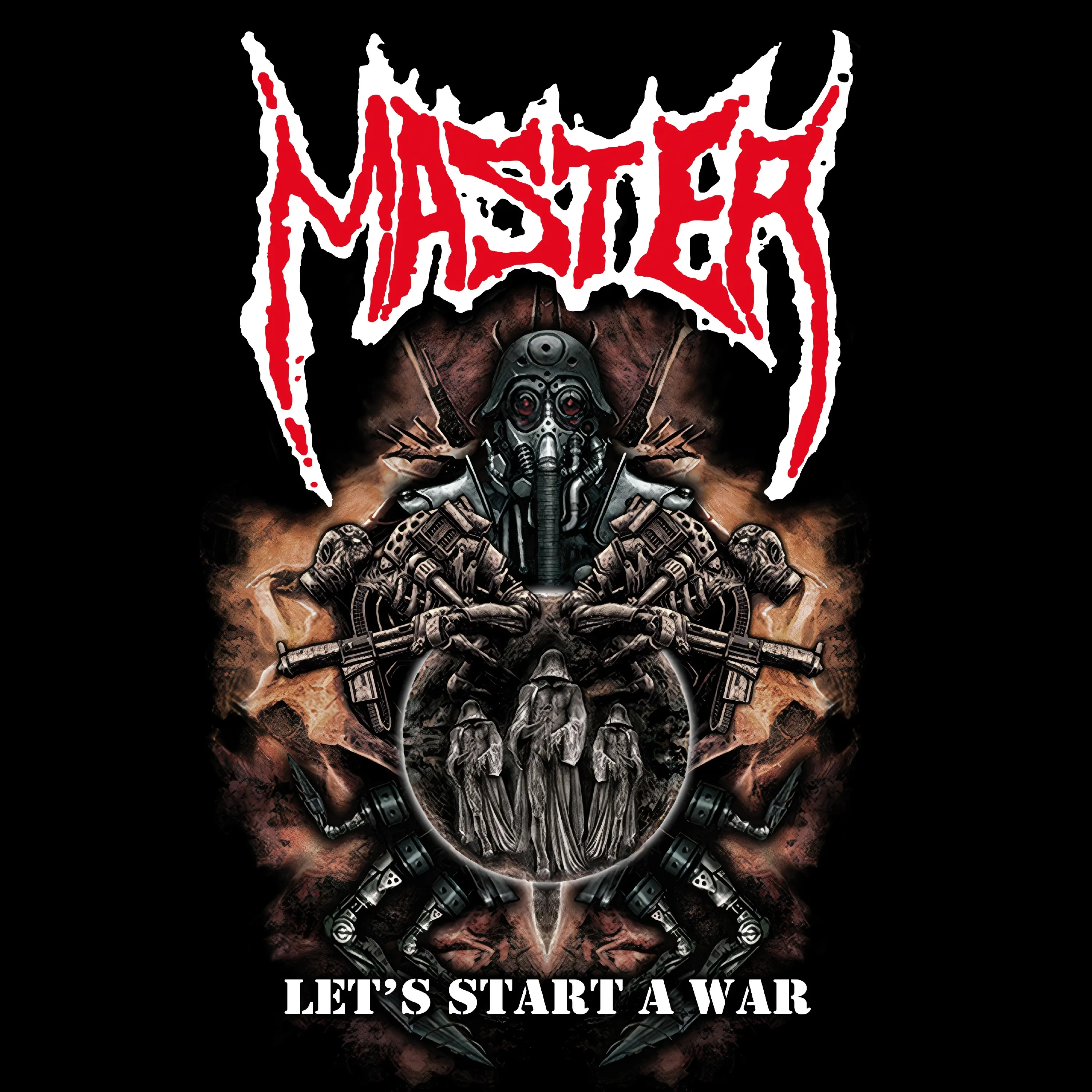 MASTER · Let's Start A War | TRANSPARENT RED LP (Death Metal Vinyl) · Bild 1