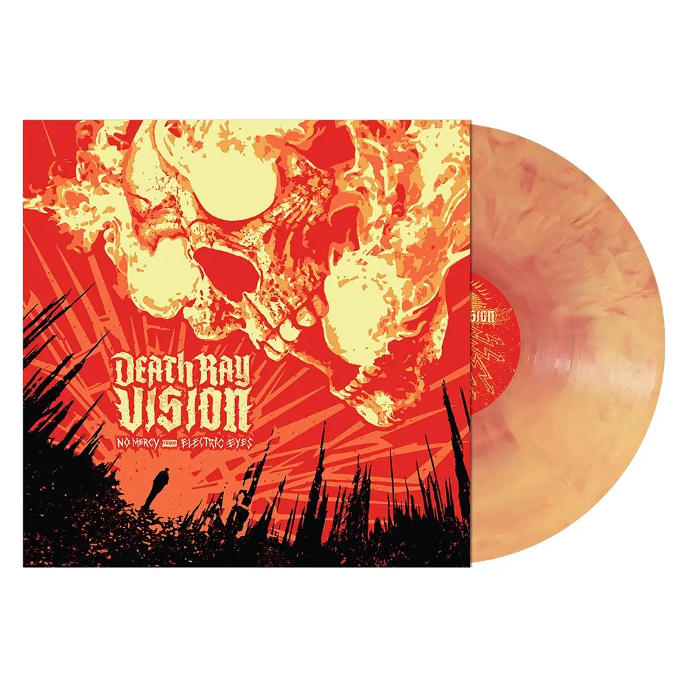 DEATH RAY VISION · No Mercy From Electric Eyes | RED/YELLOW MARBLED LP DEATH RAY VISION · No Mercy From Electric Eyes | RED/YELLOW MARBLED LP (Hardcore Vinyl)