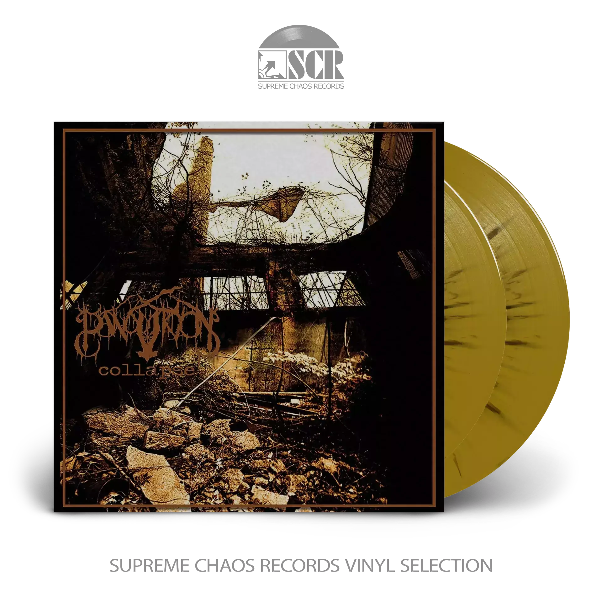 PANOPTICON - Collapse · GOLD/BLACK SPLATTER 2LP+CD PANOPTICON - Collapse · GOLD/BLACK SPLATTER 2LP+CD (Post Black Metal Vinyl)