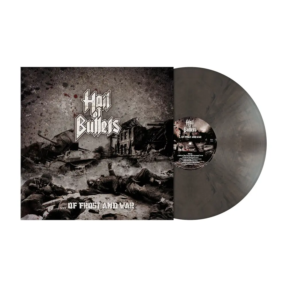 HAIL OF BULLETS · ...Of Frost And War (15th Anniversary Re-Issue) | TANK GREY/BROWN MARBLED LP HAIL OF BULLETS · ...Of Frost And War (15th Anniversary Re-Issue) | TANK GREY/BROWN MARBLED LP (Death Metal Vinyl)