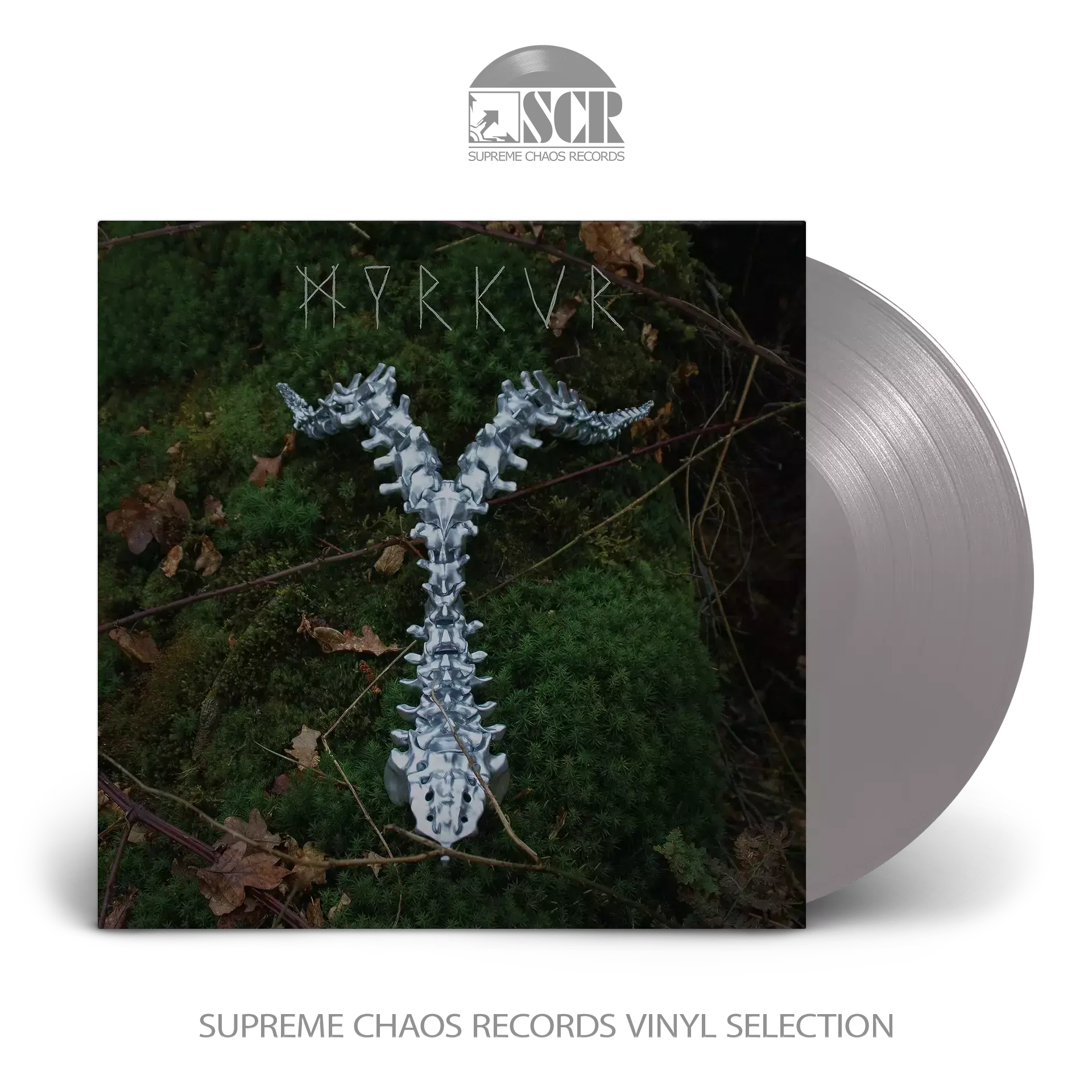 MYRKUR · Spine | SILVER LP (Black Metal Vinyl)