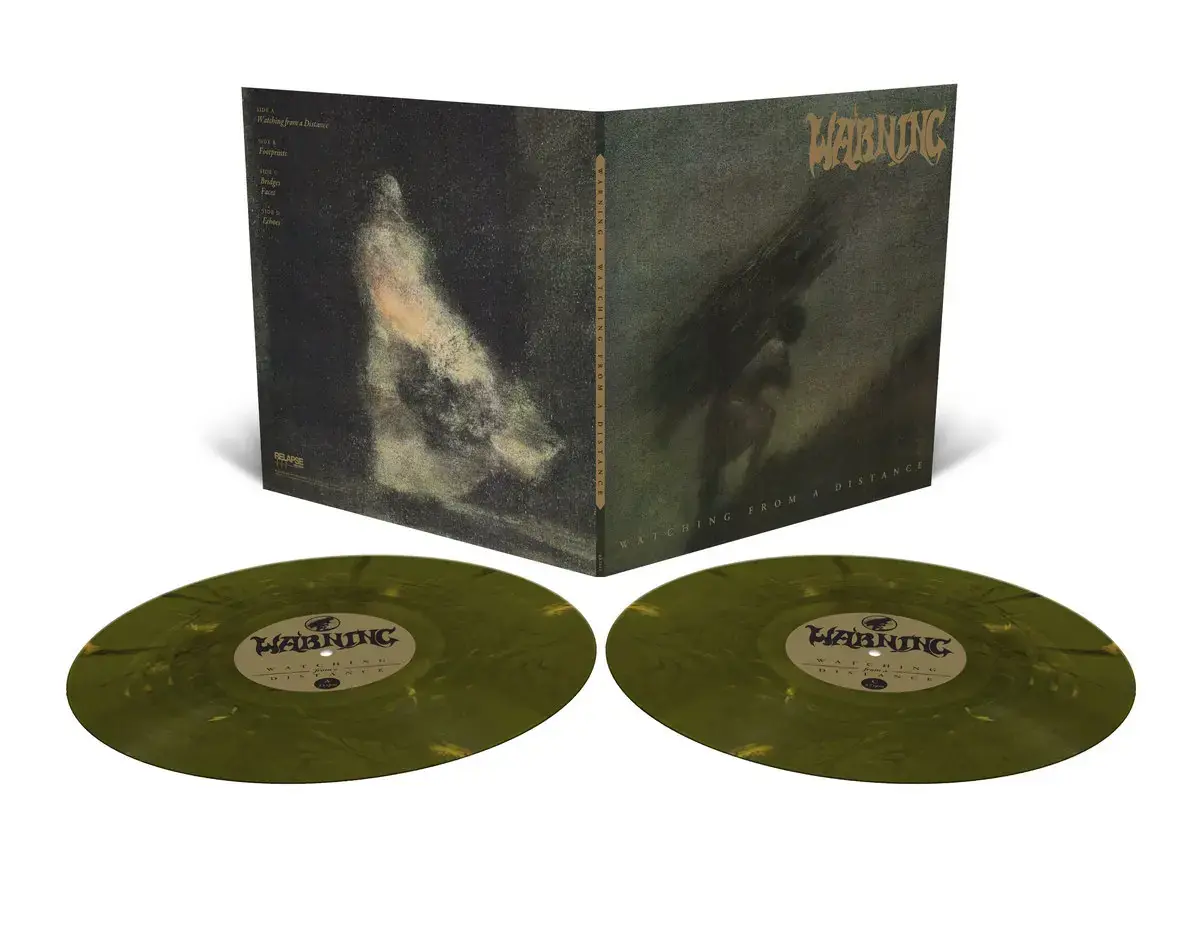 WARNING · Watching From A Distance | BROWN/BLACK 2LP (Doom Metal/Heavy Metal Vinyl) · Bild 2