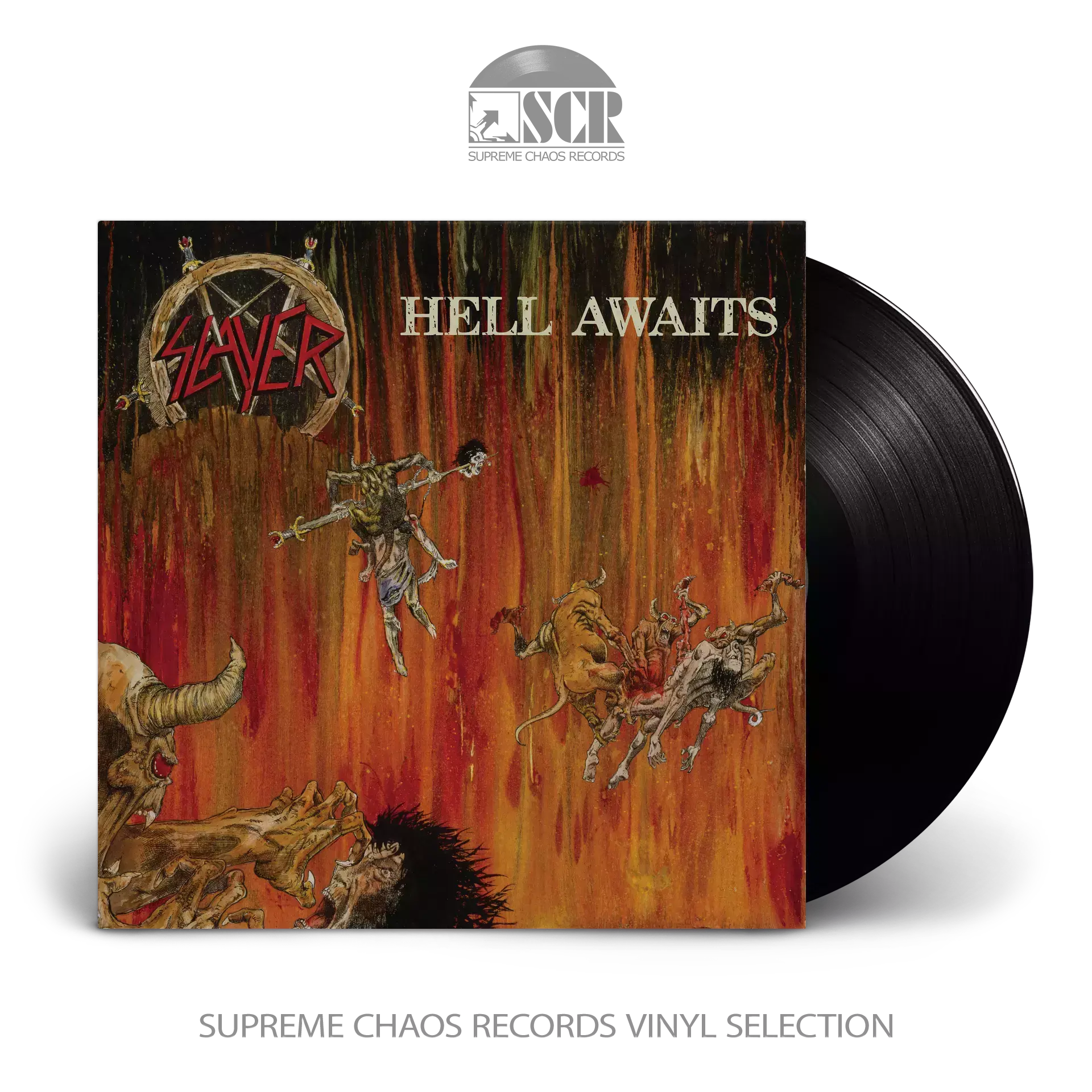 SLAYER - Hell Awaits · BLACK LP SLAYER - Hell Awaits · BLACK LP (Thrash Metal Vinyl)