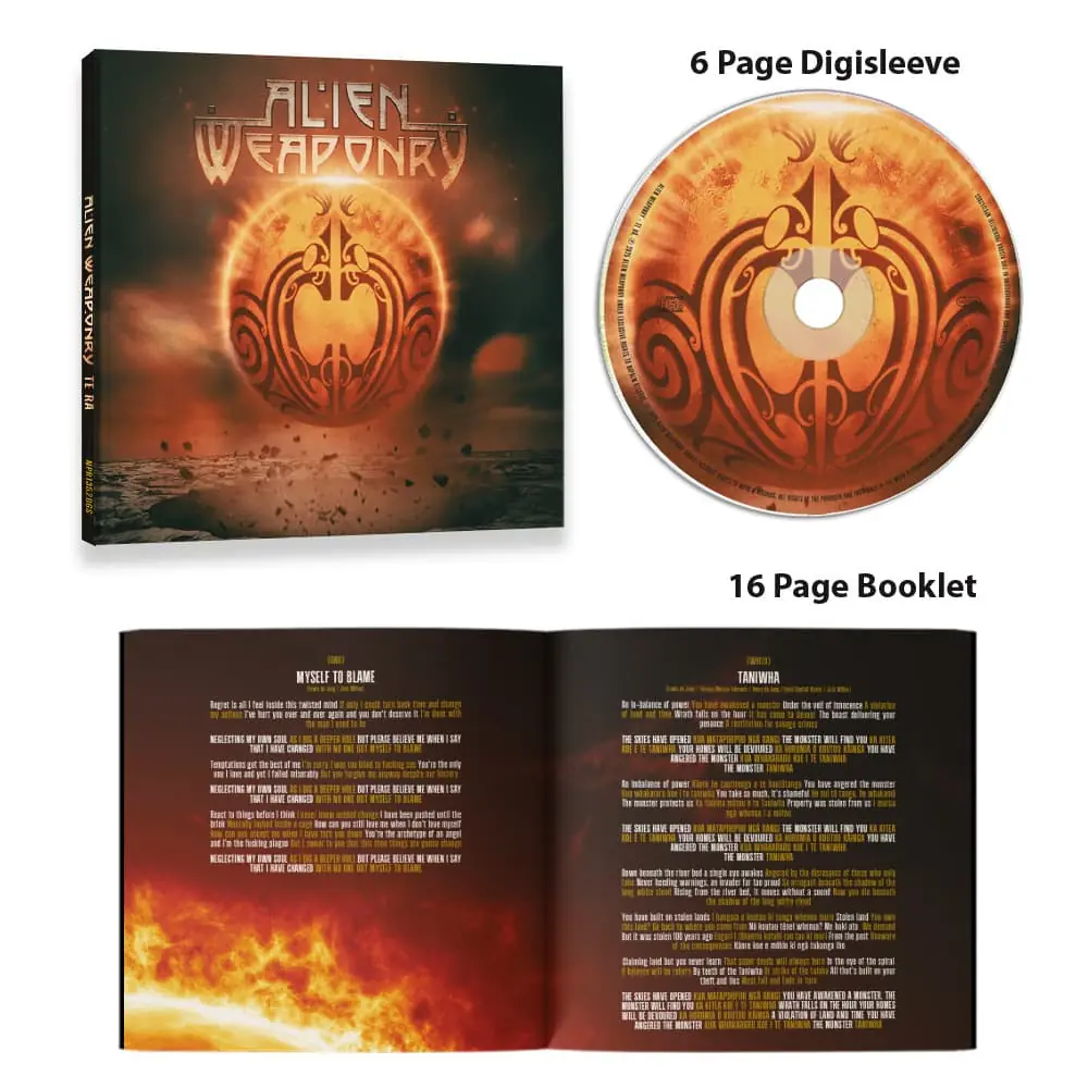 ALIEN WEAPONRY - Te Rä · DIGIPAK CD (Thrash Metal CDs) · Bild 1