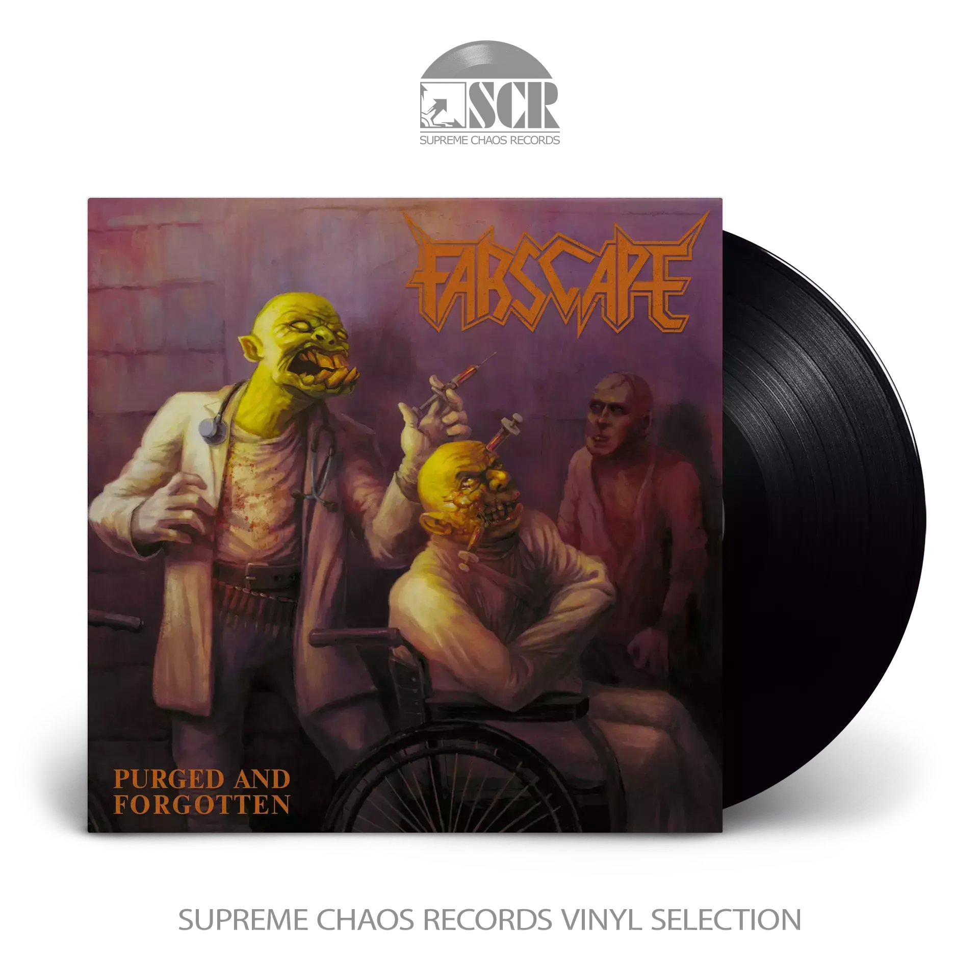 FARSCAPE · Purged And Forgotten | BLACK LP FARSCAPE · Purged And Forgotten | BLACK LP (Thrash Metal Vinyl)