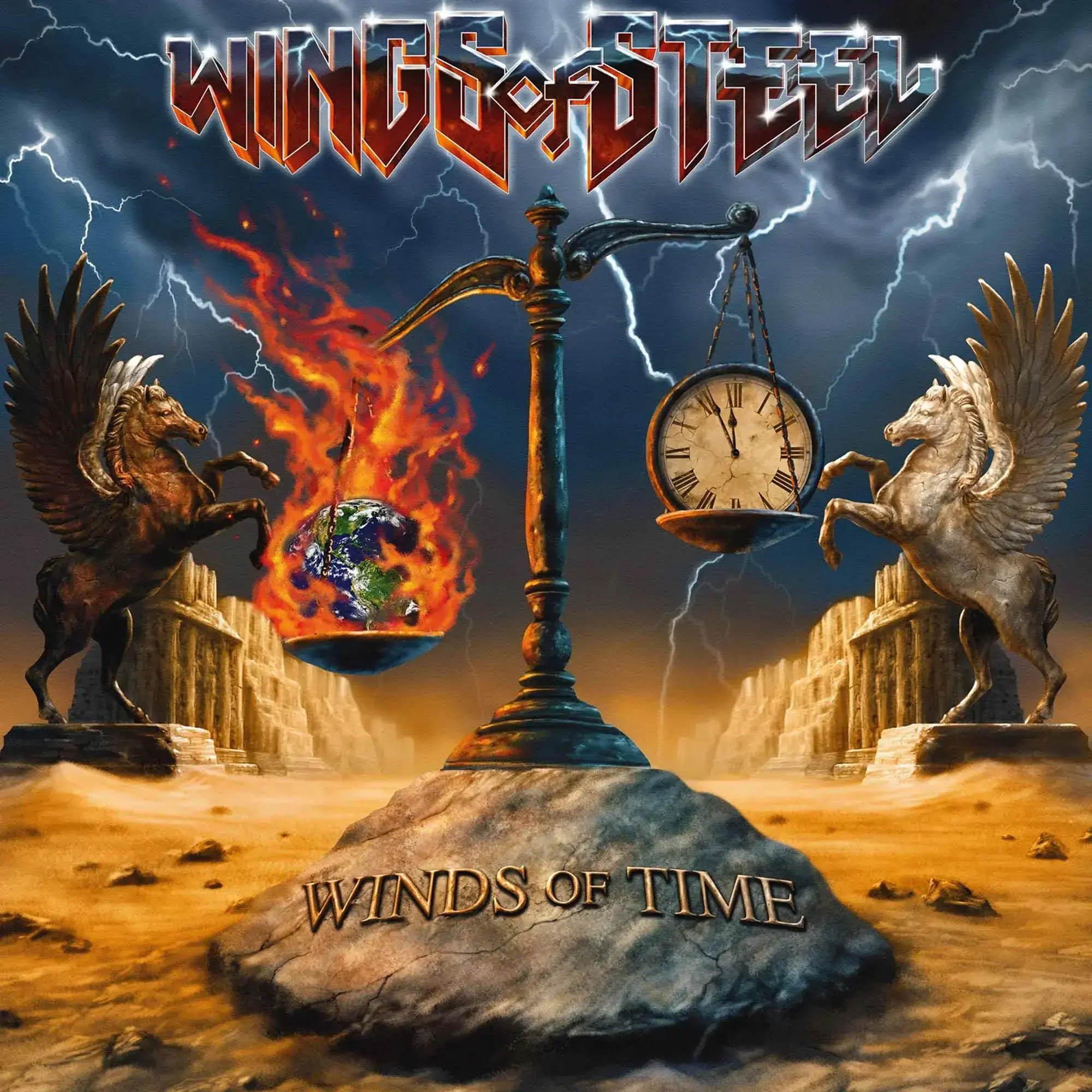 WINGS OF STEEL - Winds of Time · BLACK LP · Bild 1 WINGS OF STEEL - Winds of Time · BLACK LP (Heavy Metal Vinyl) · Bild 1