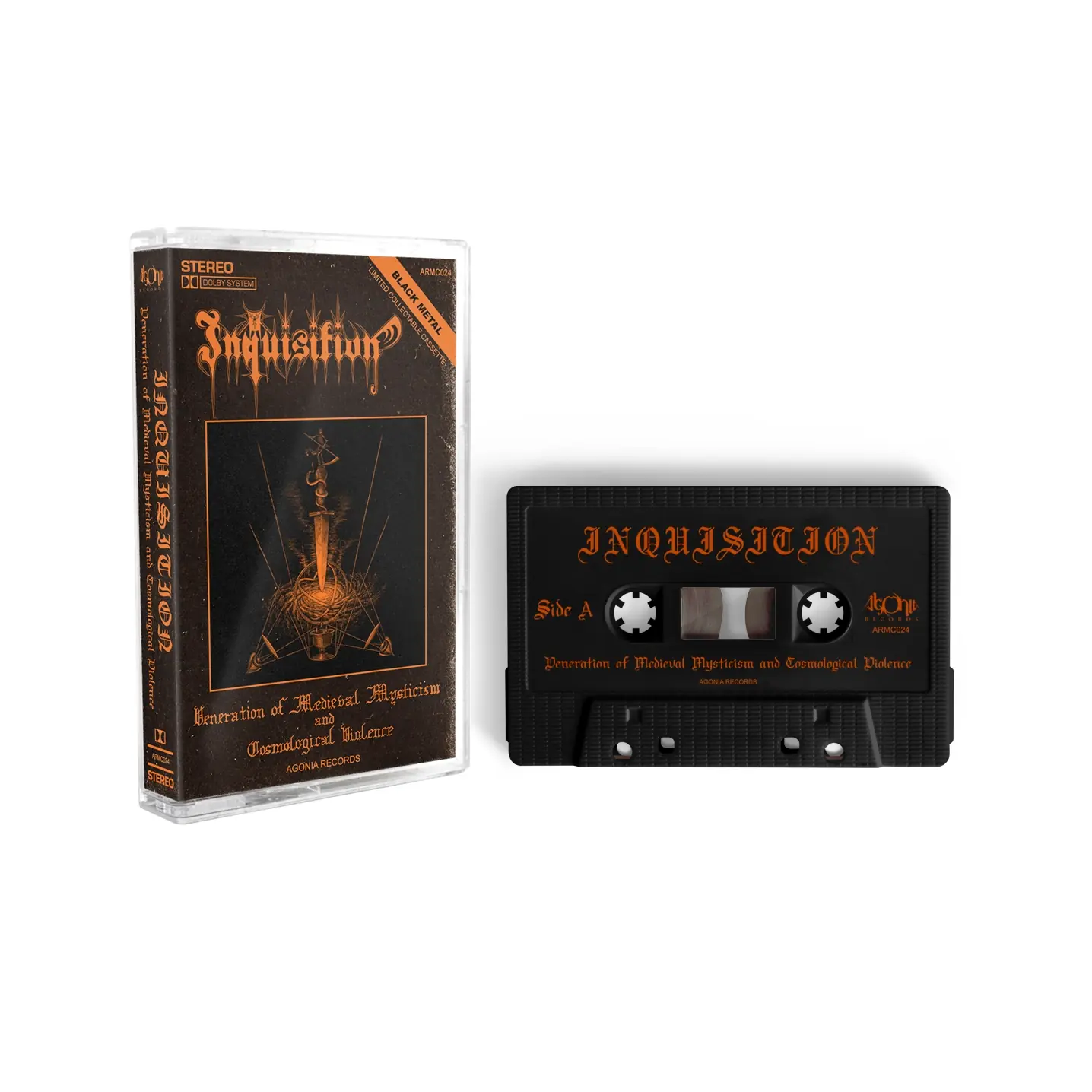 INQUISITION - Veneration of Medieval Mysticism and Cosmological Violence · BLACK TAPE INQUISITION - Veneration of Medieval Mysticism and Cosmological Violence · BLACK TAPE (Black Metal Tapes)