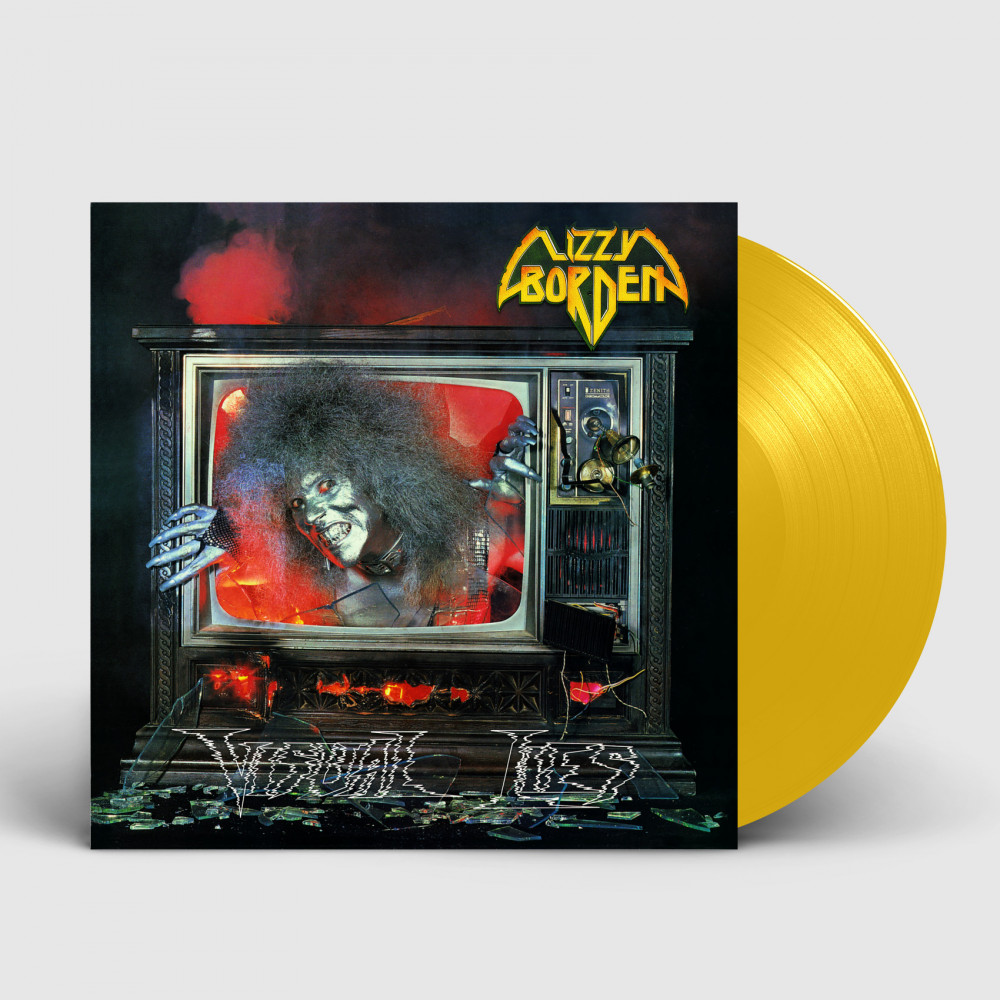 LIZZY BORDEN - Visual Lies · SUNFLOWER YELLOW LP (Heavy Metal Vinyl)