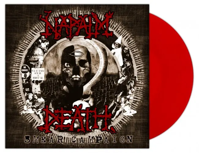 NAPALM DEATH · Smear Campaign | RED LP NAPALM DEATH · Smear Campaign | RED LP (Grindcore Vinyl)