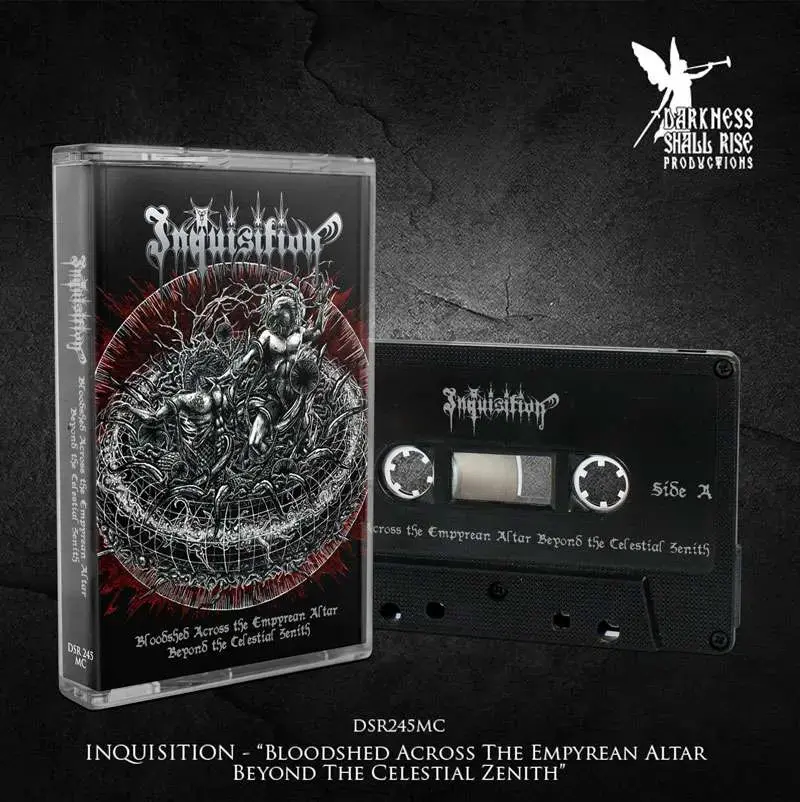 INQUISITION - Bloodshed Across The Empyrean Altar Beyond The Celestial Zenith · BLACK TAPE INQUISITION - Bloodshed Across The Empyrean Altar Beyond The Celestial Zenith · BLACK TAPE (Black Metal Tapes)